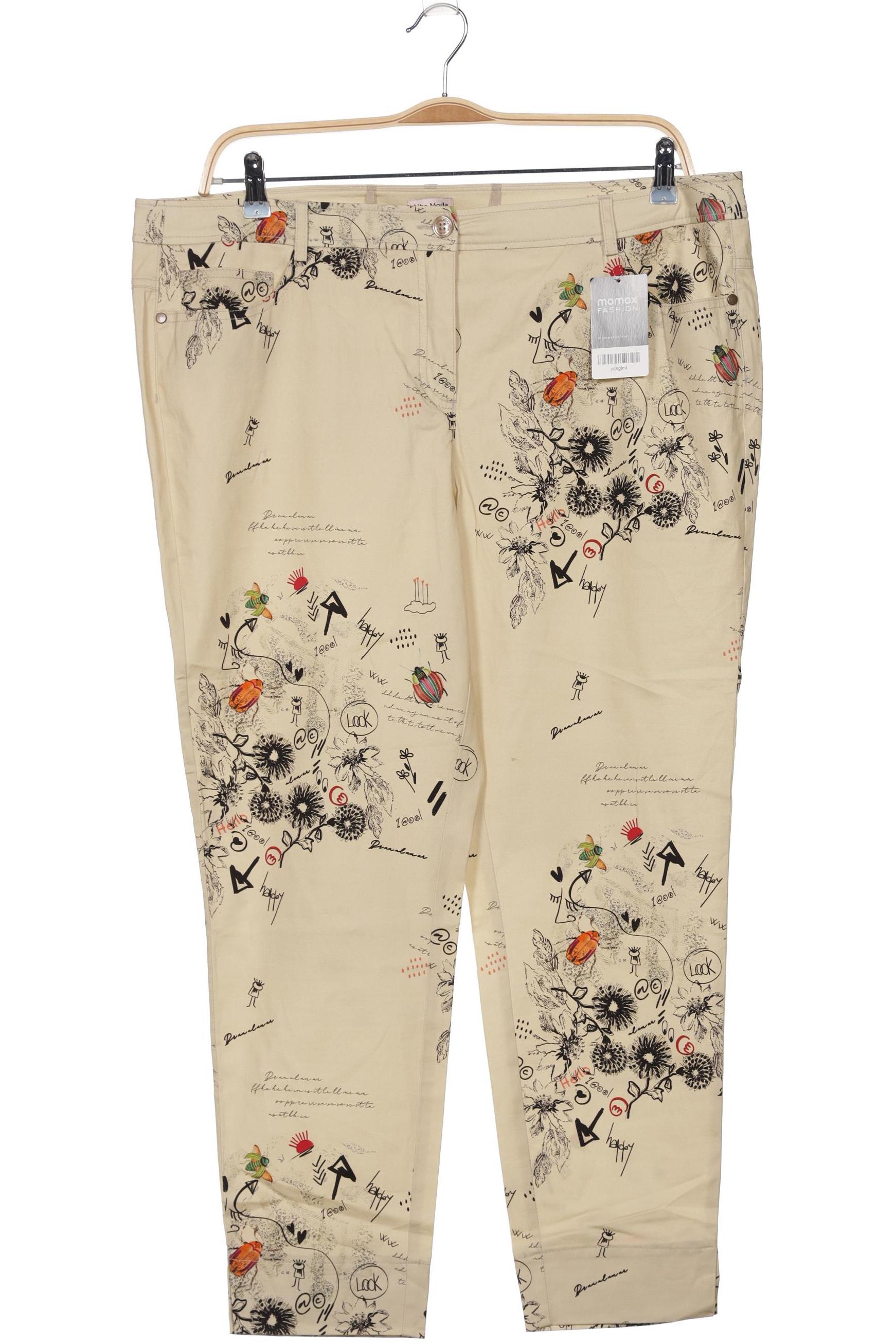 

Alba Moda Damen Stoffhose, cremeweiß, Gr. 48