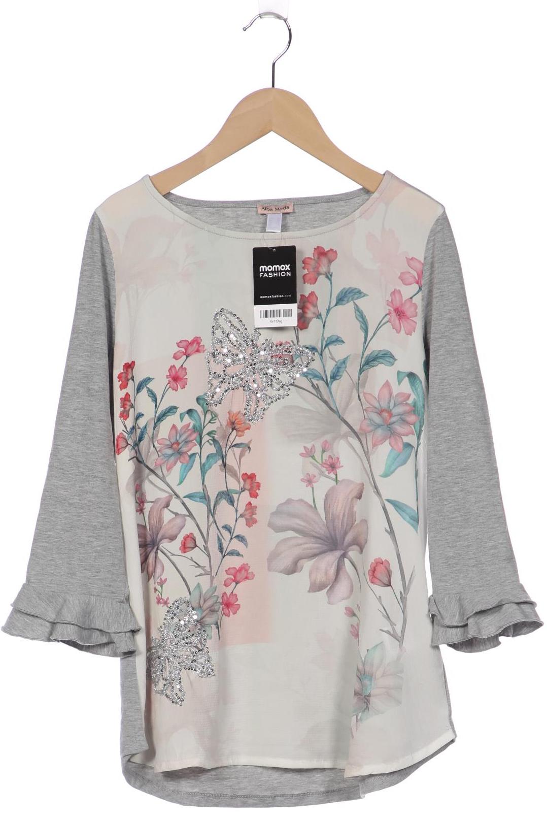 

Alba Moda Damen Langarmshirt, grau