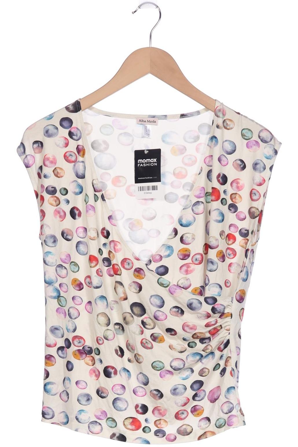 

Alba Moda Damen T-Shirt, cremeweiß, Gr. 38