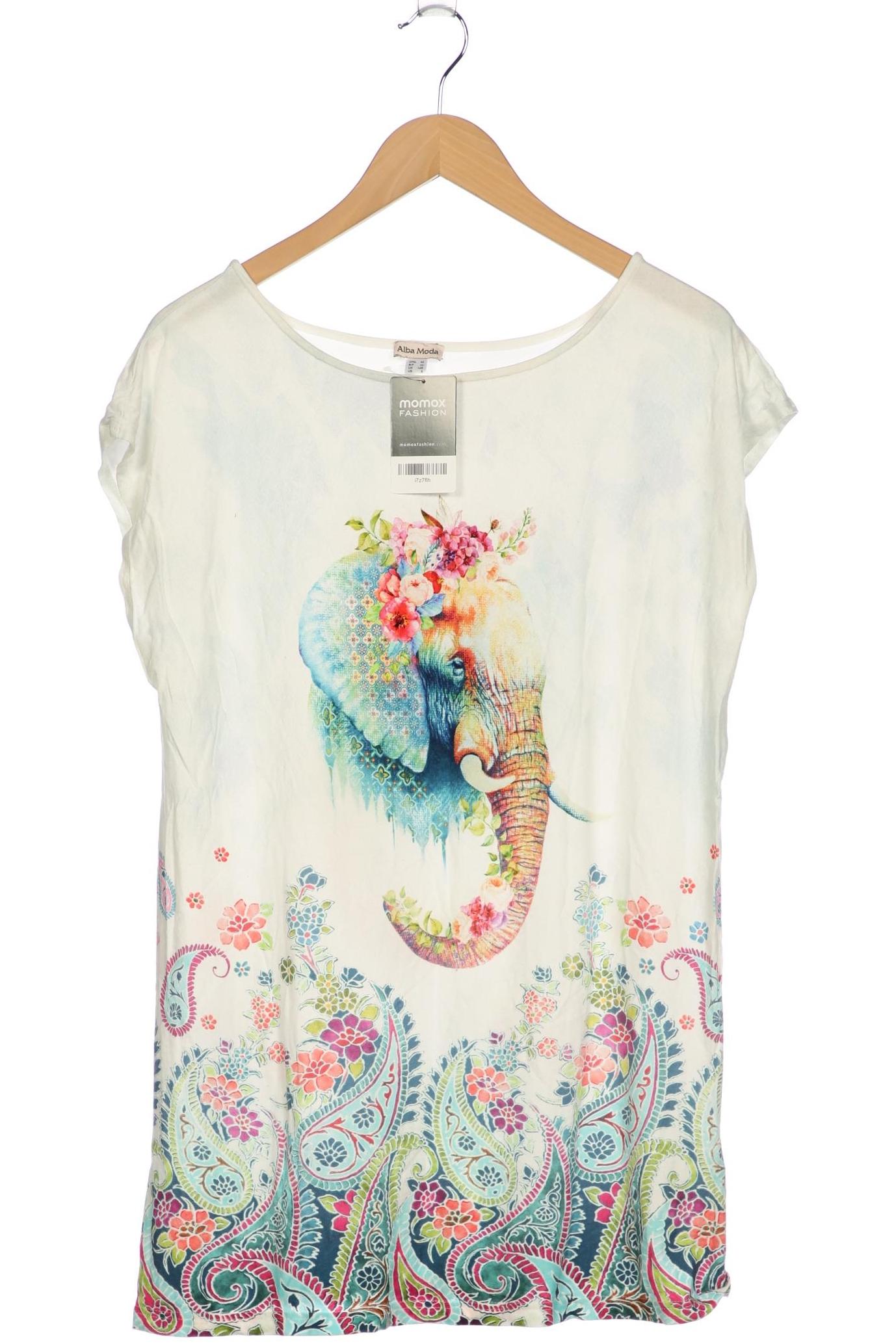 

Alba Moda Damen T-Shirt, weiß, Gr. 40