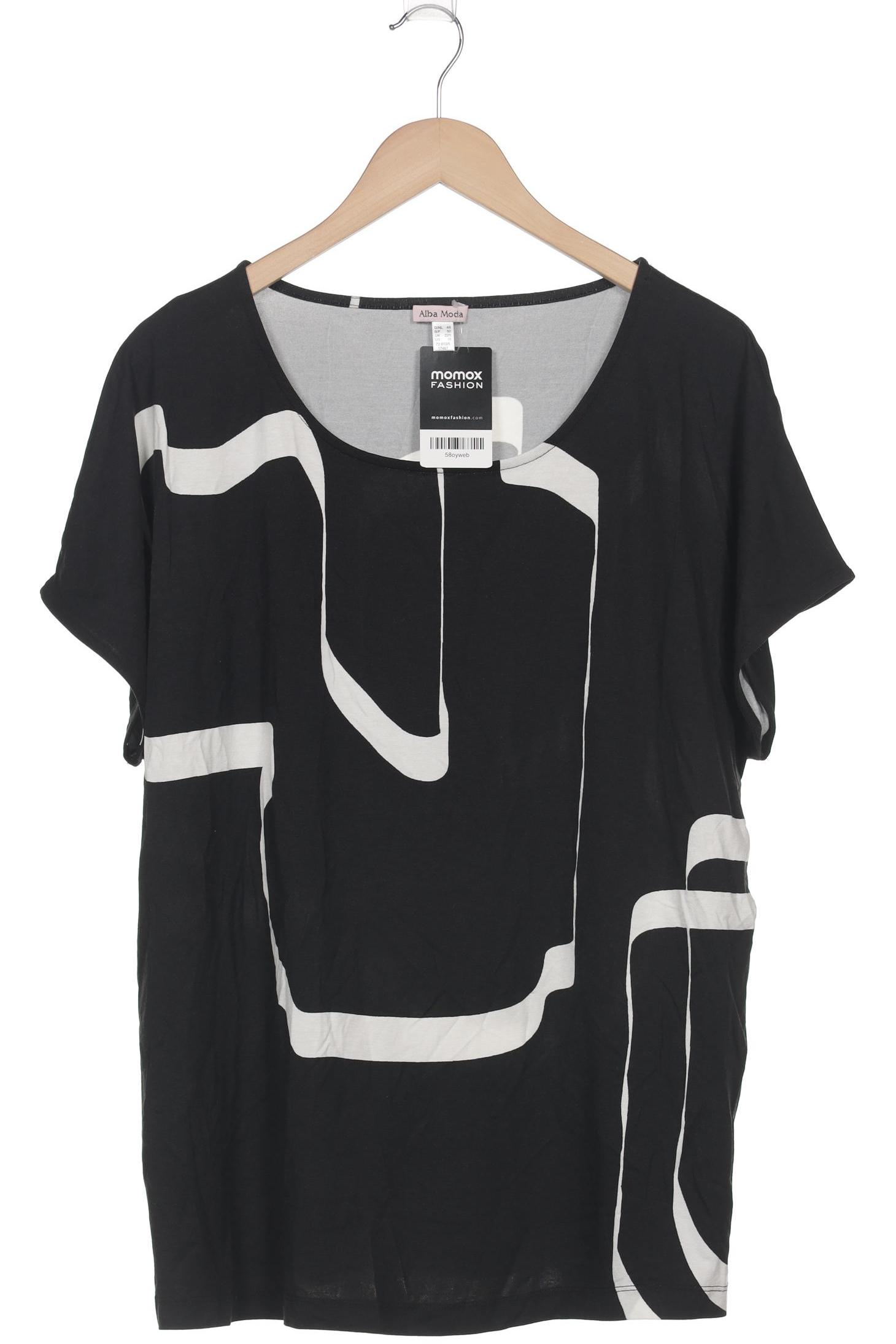 

Alba Moda Damen T-Shirt, schwarz, Gr. 48