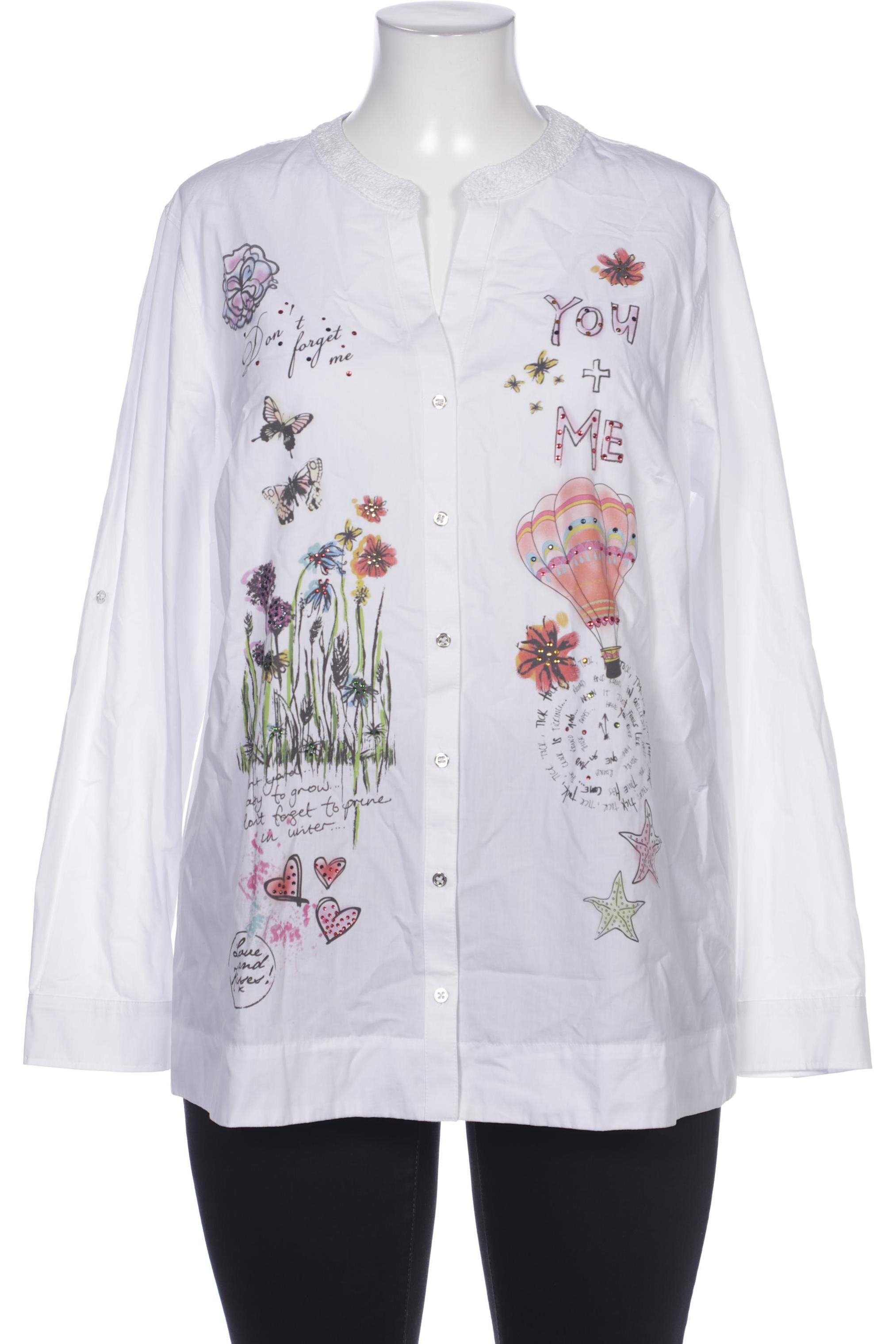 

Alba Moda Damen Bluse, weiß, Gr. 46