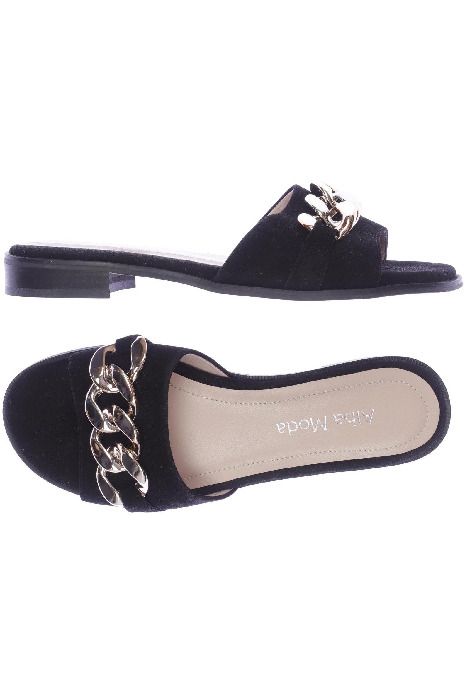 

Alba Moda Damen Sandale, schwarz, Gr. 40
