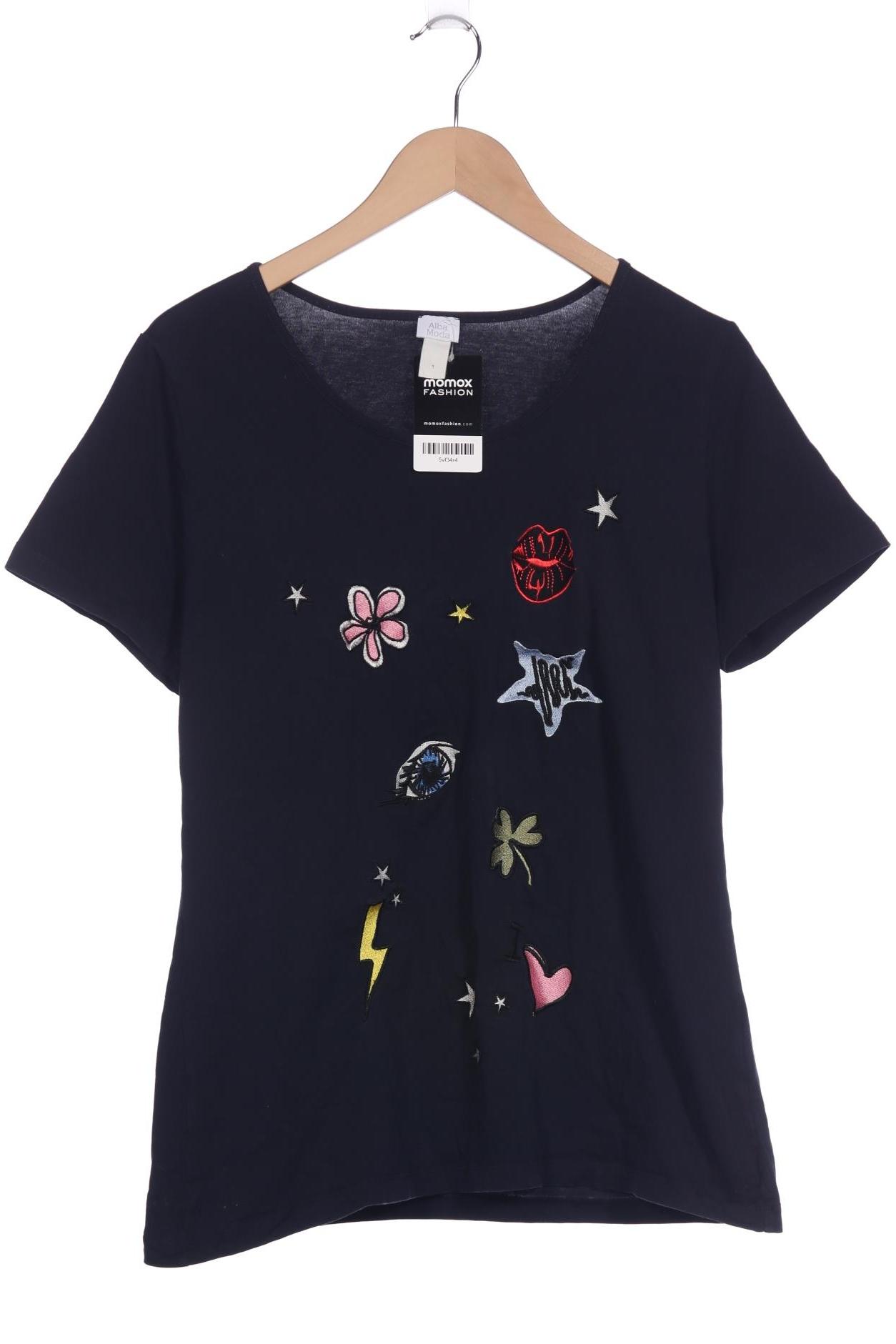 

Alba Moda Damen T-Shirt, marineblau, Gr. 42