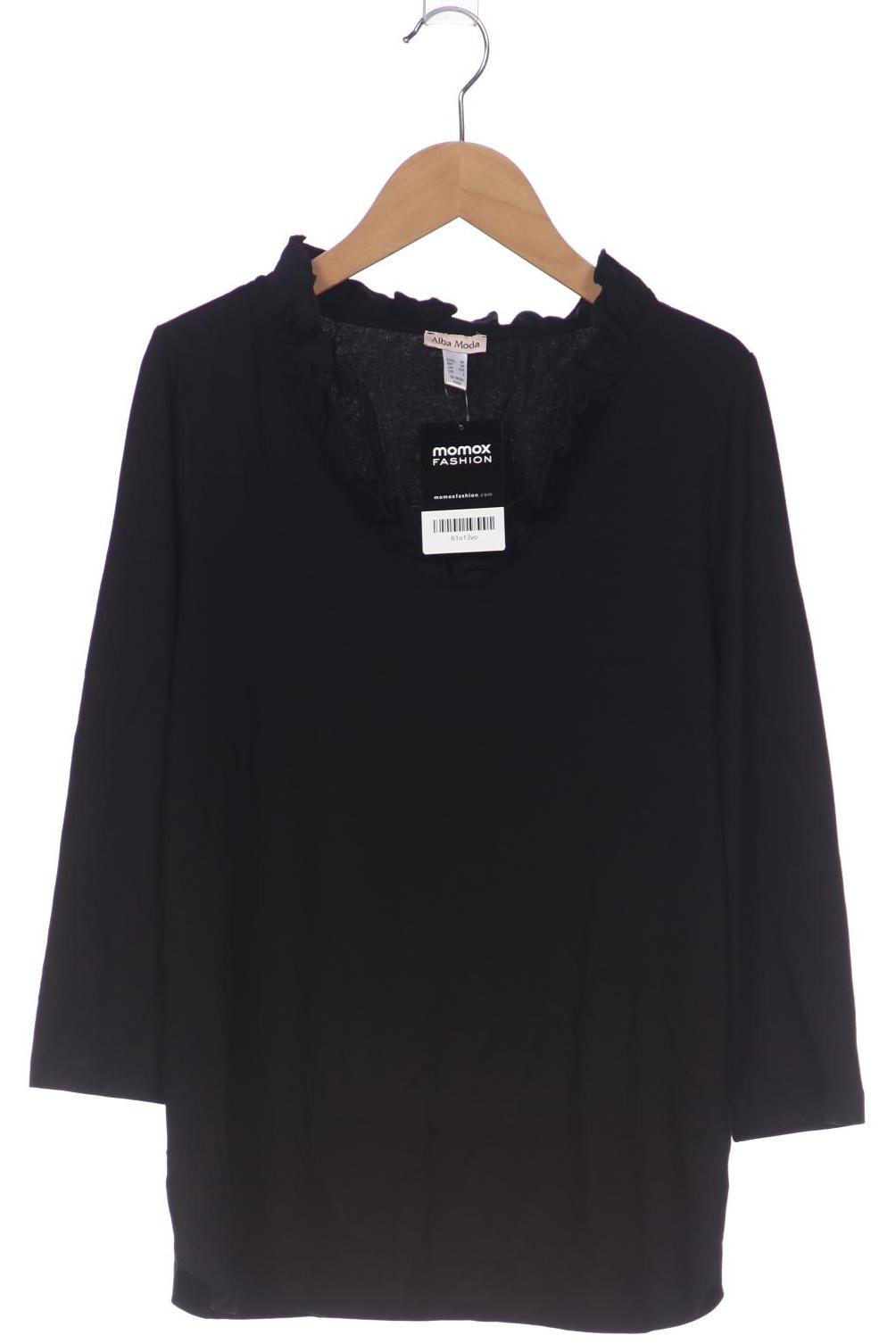 

Alba Moda Damen Langarmshirt, schwarz, Gr. 36