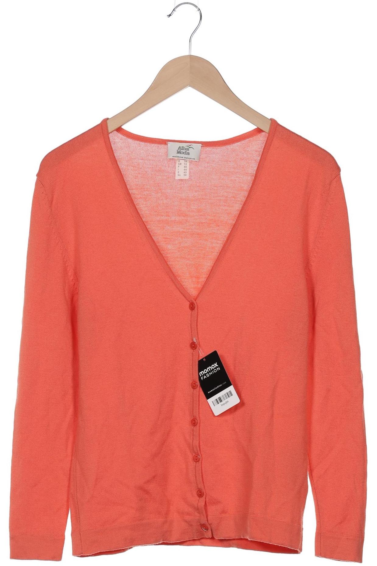 

Alba Moda Damen Strickjacke, orange, Gr. 38