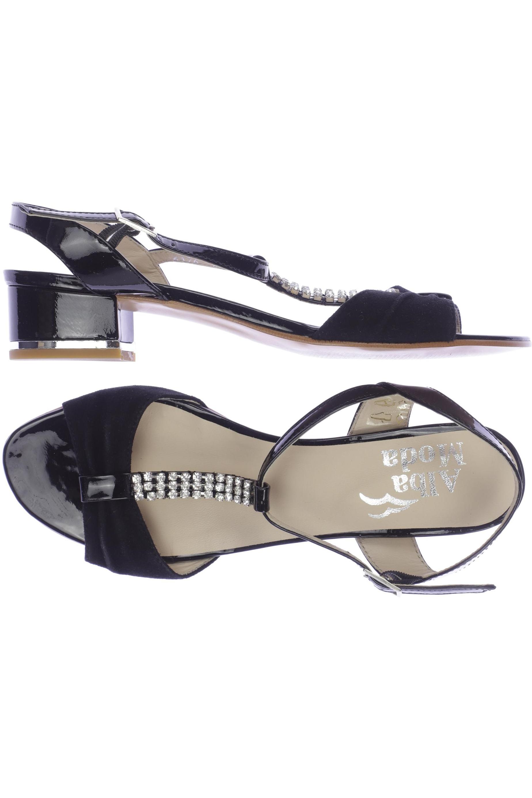

Alba Moda Damen Sandale, schwarz, Gr. 40