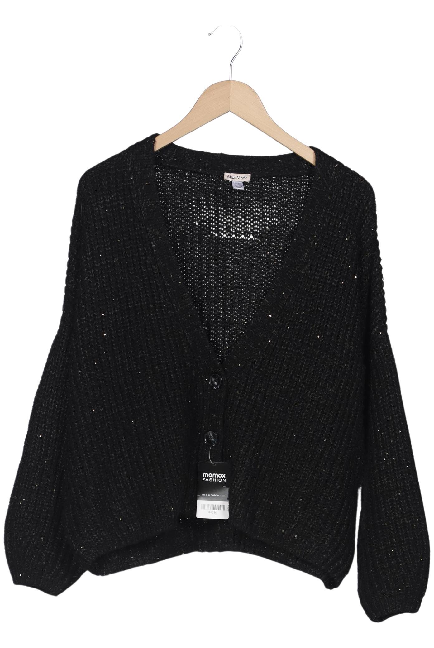 

Alba Moda Damen Strickjacke, schwarz, Gr. 40