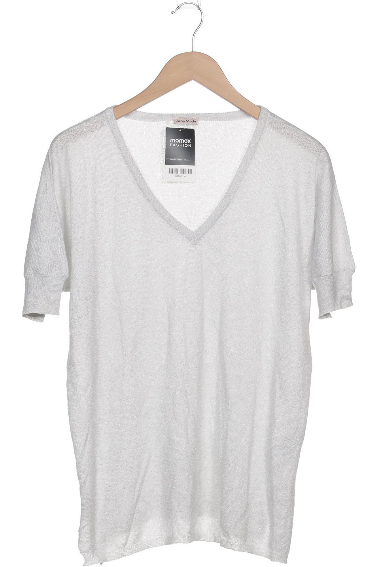 

Alba Moda Damen T-Shirt, weiß, Gr. 44