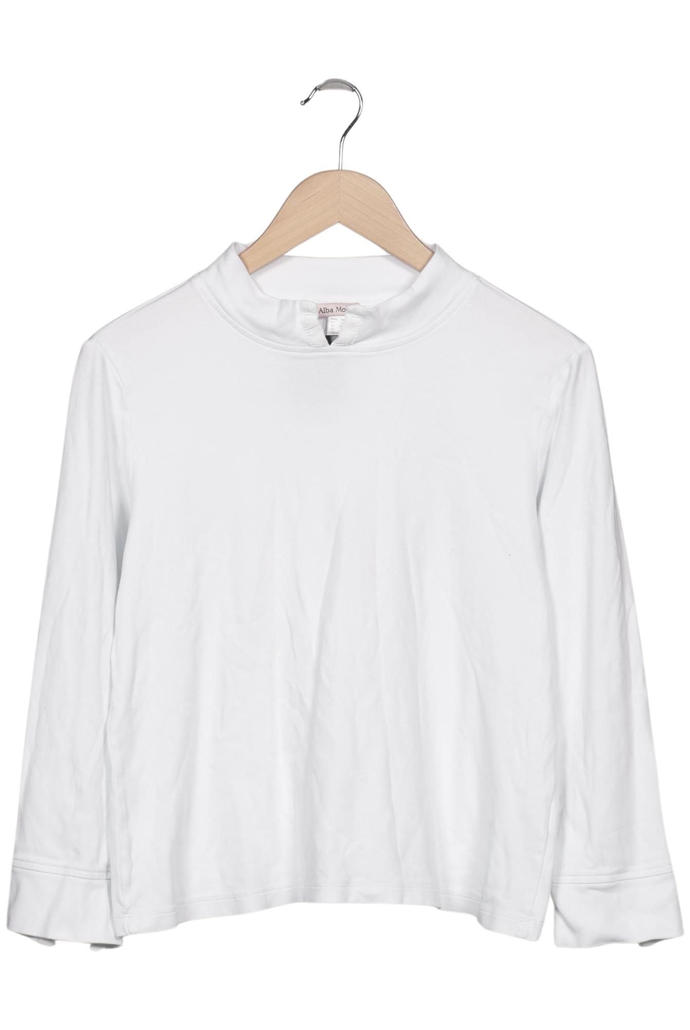 

Alba Moda Damen Langarmshirt, weiß, Gr. 44