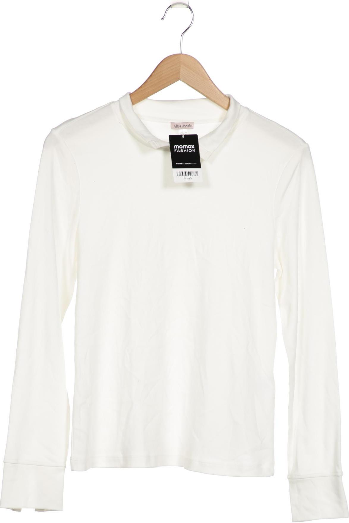 

Alba Moda Damen Langarmshirt, weiß