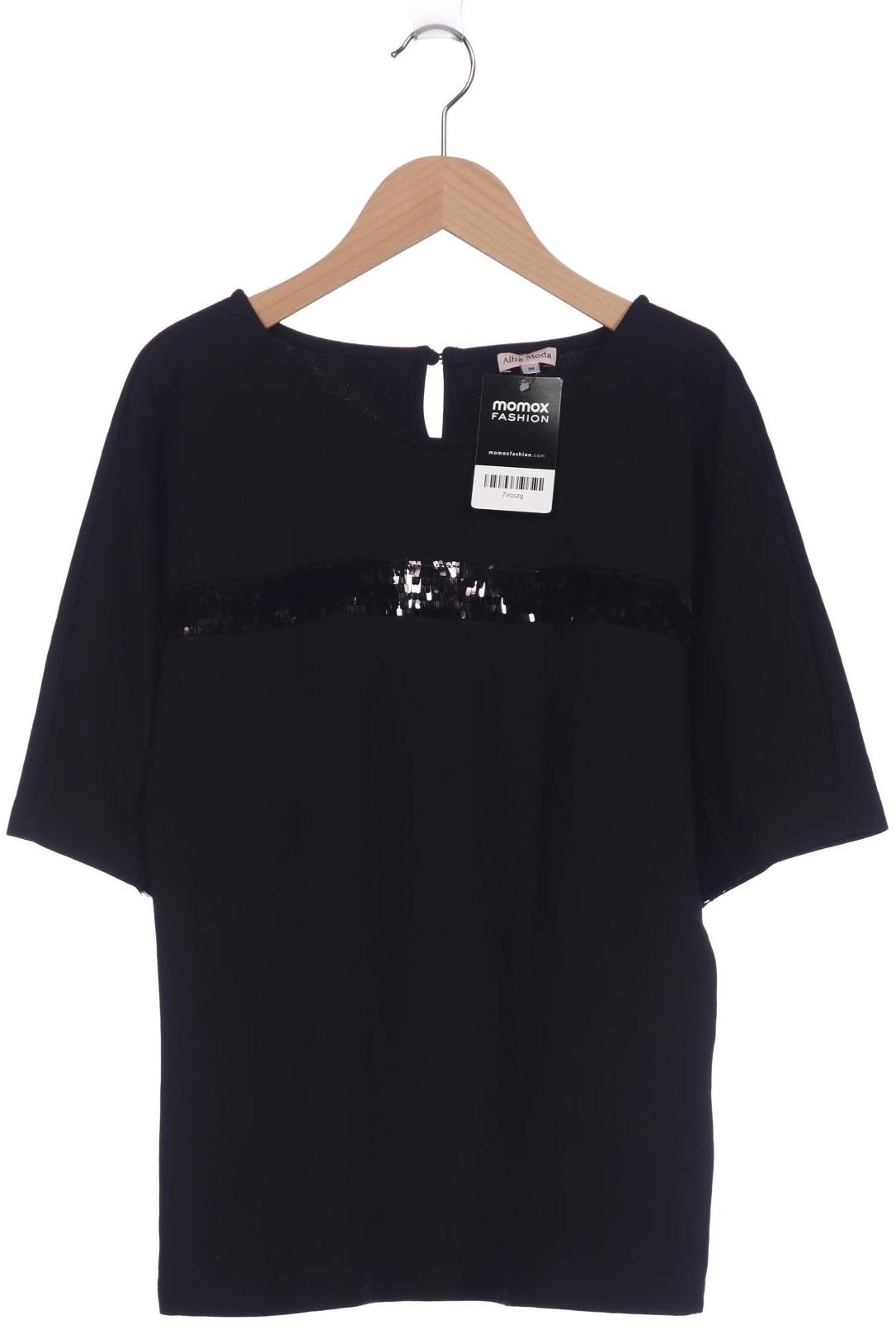 

Alba Moda Damen T-Shirt, schwarz, Gr. 34