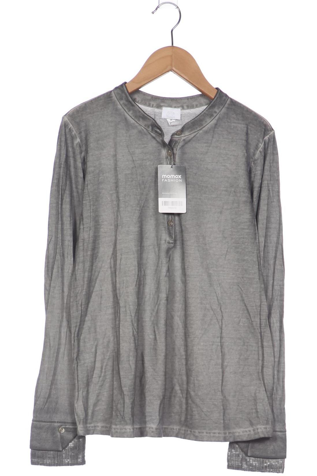 

Alba Moda Damen Langarmshirt, grau, Gr. 36