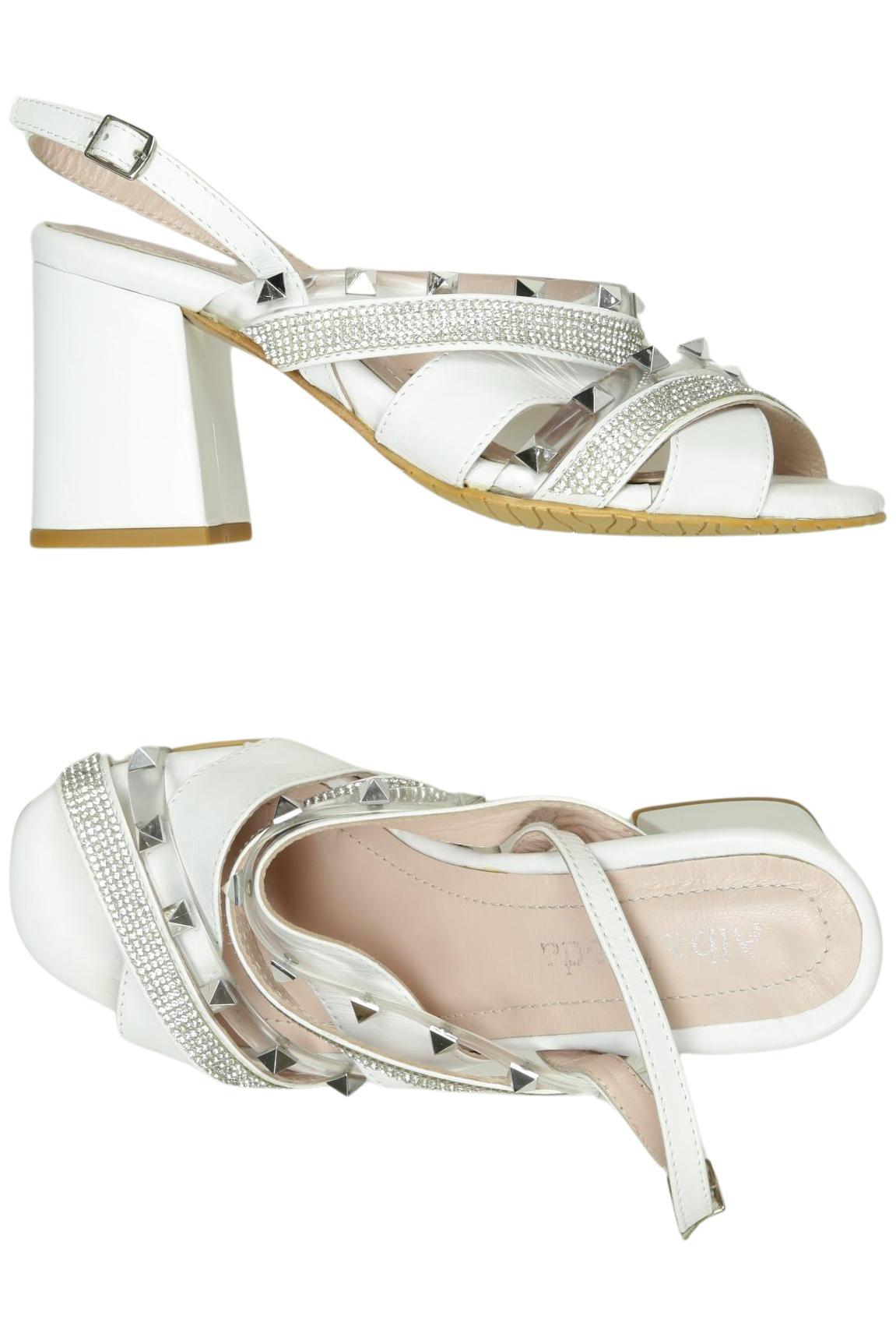 

Alba Moda Damen Sandale, weiß, Gr. 35