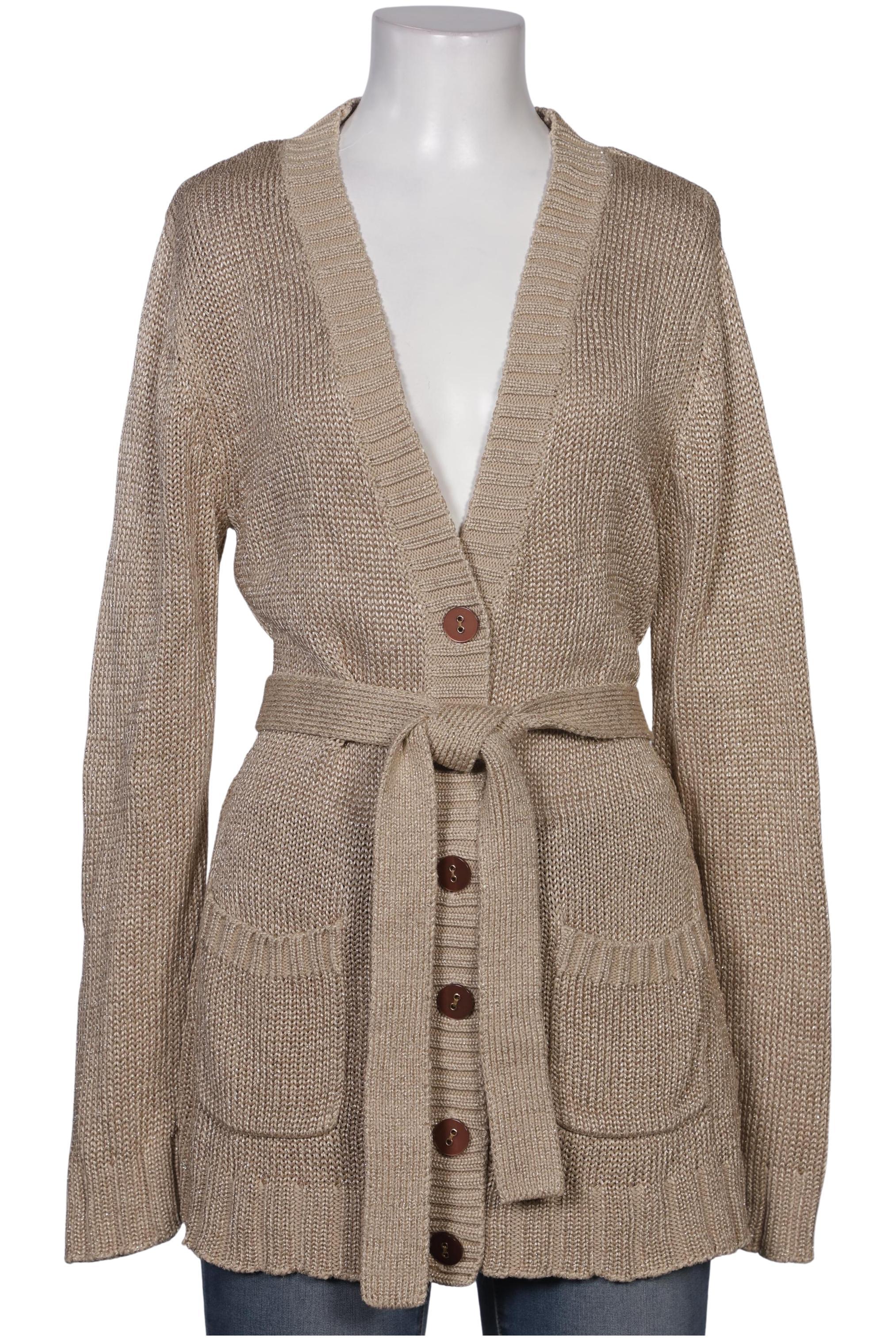 

Alba Moda Damen Strickjacke, beige, Gr. 40