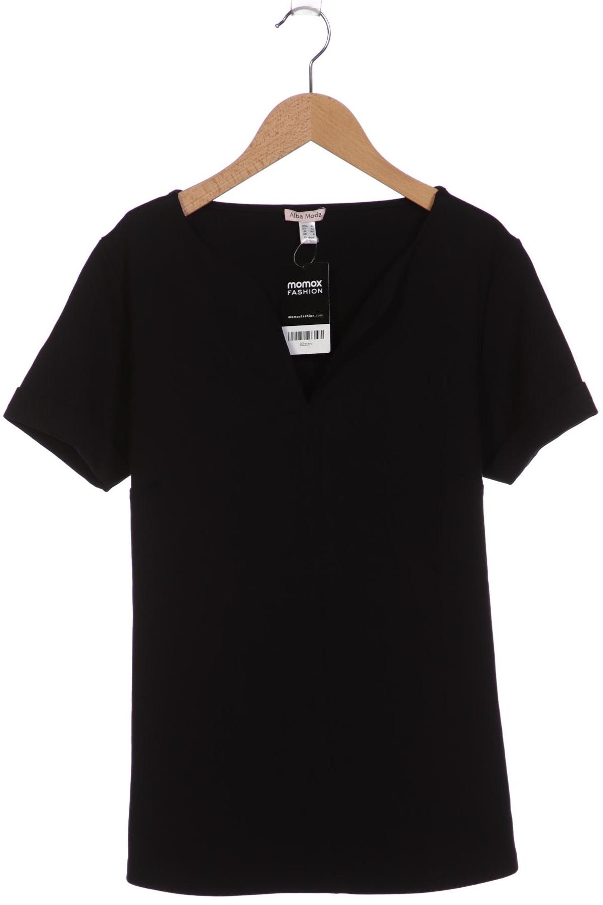 

Alba Moda Damen T-Shirt, schwarz, Gr. 40