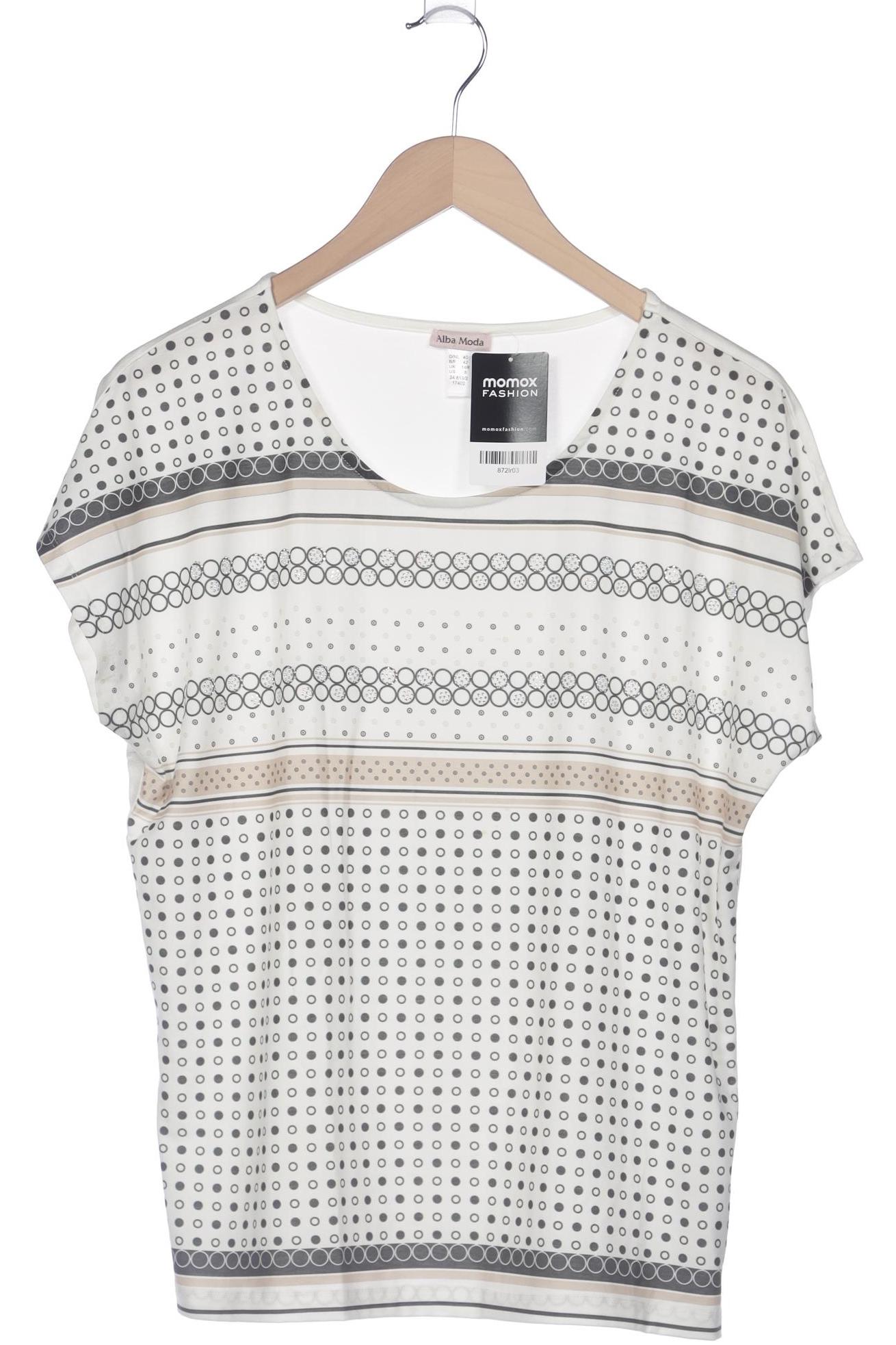 

Alba Moda Damen T-Shirt, weiß, Gr. 40