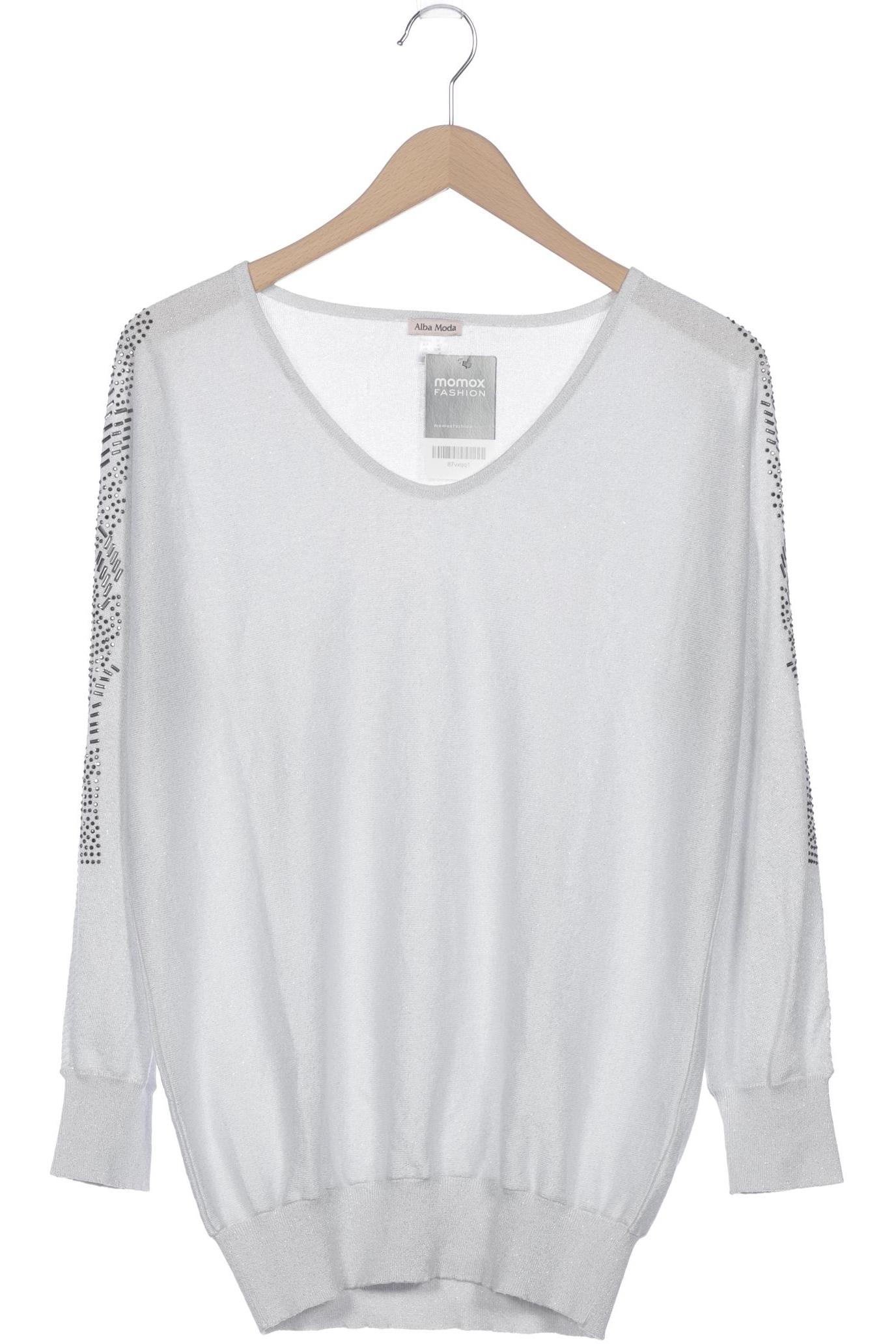

Alba Moda Damen Pullover, silber, Gr. 38