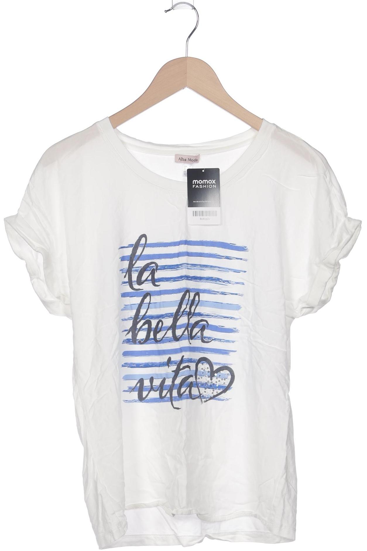 

Alba Moda Damen T-Shirt, weiß, Gr. 40