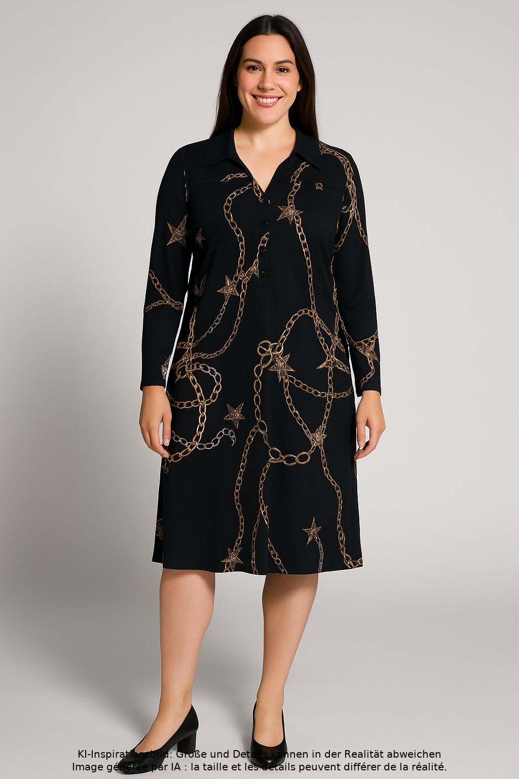 

Alba Moda Damen Kleid, schwarz, Gr. 46