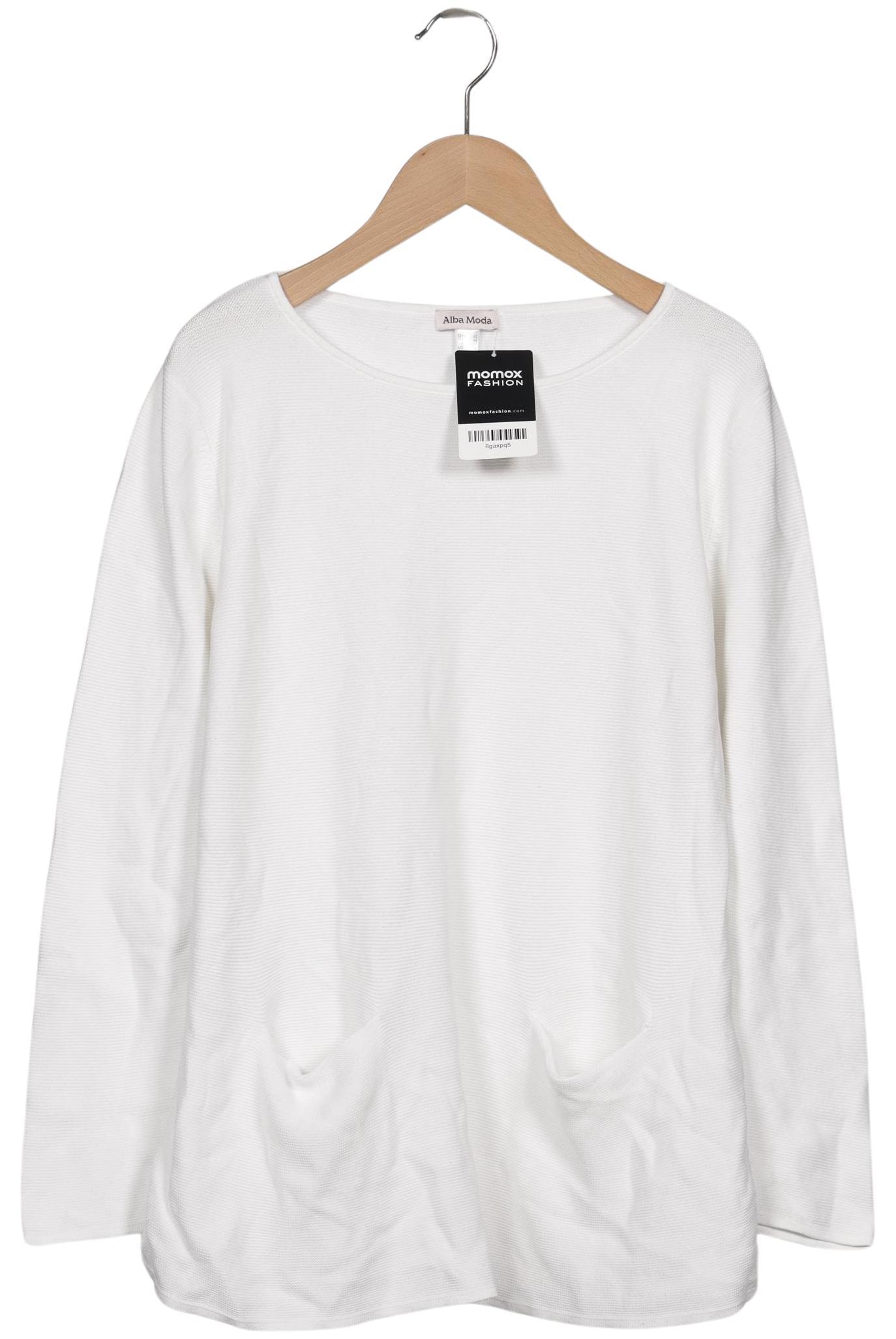 

Alba Moda Damen Pullover, weiß, Gr. 42