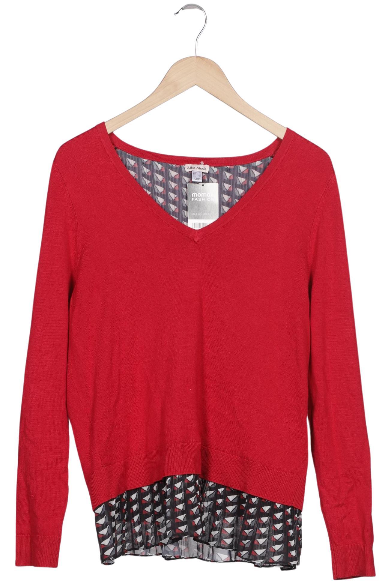 

Alba Moda Damen Pullover, rot, Gr. 42