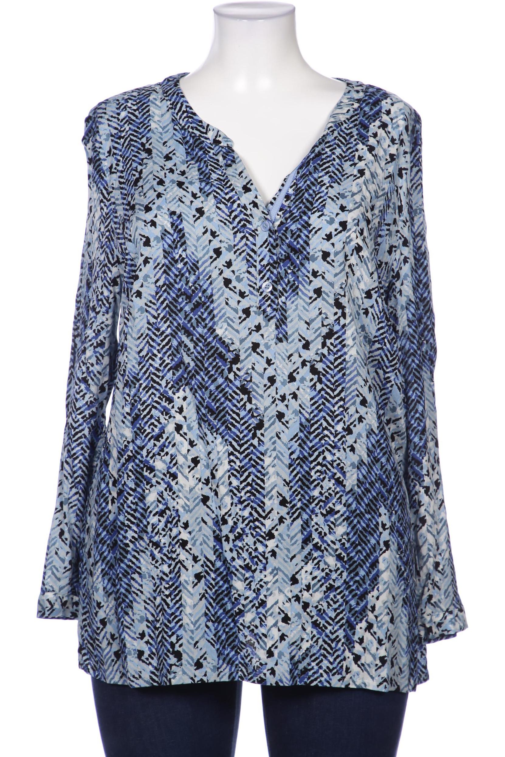 

Alba Moda Damen Bluse, blau, Gr. 48