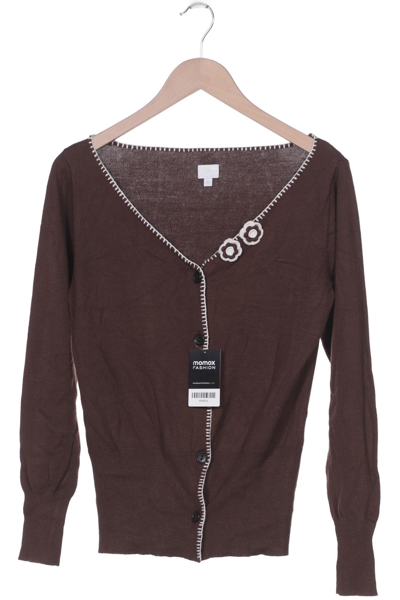 

Alba Moda Damen Strickjacke, braun, Gr. 40