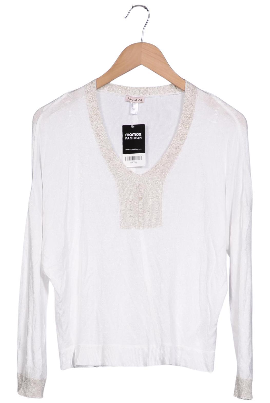 

Alba Moda Damen Pullover, weiß, Gr. 38