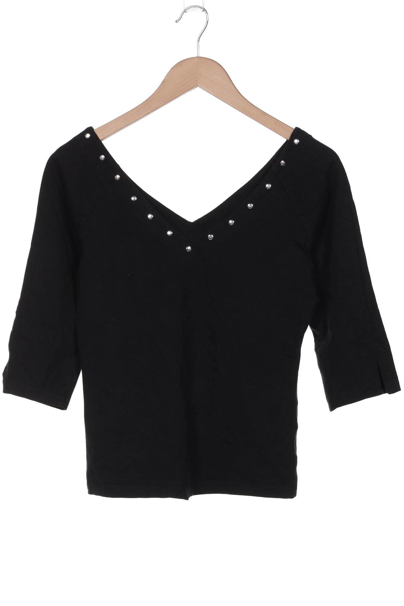 

Alba Moda Damen Langarmshirt, schwarz, Gr. 38