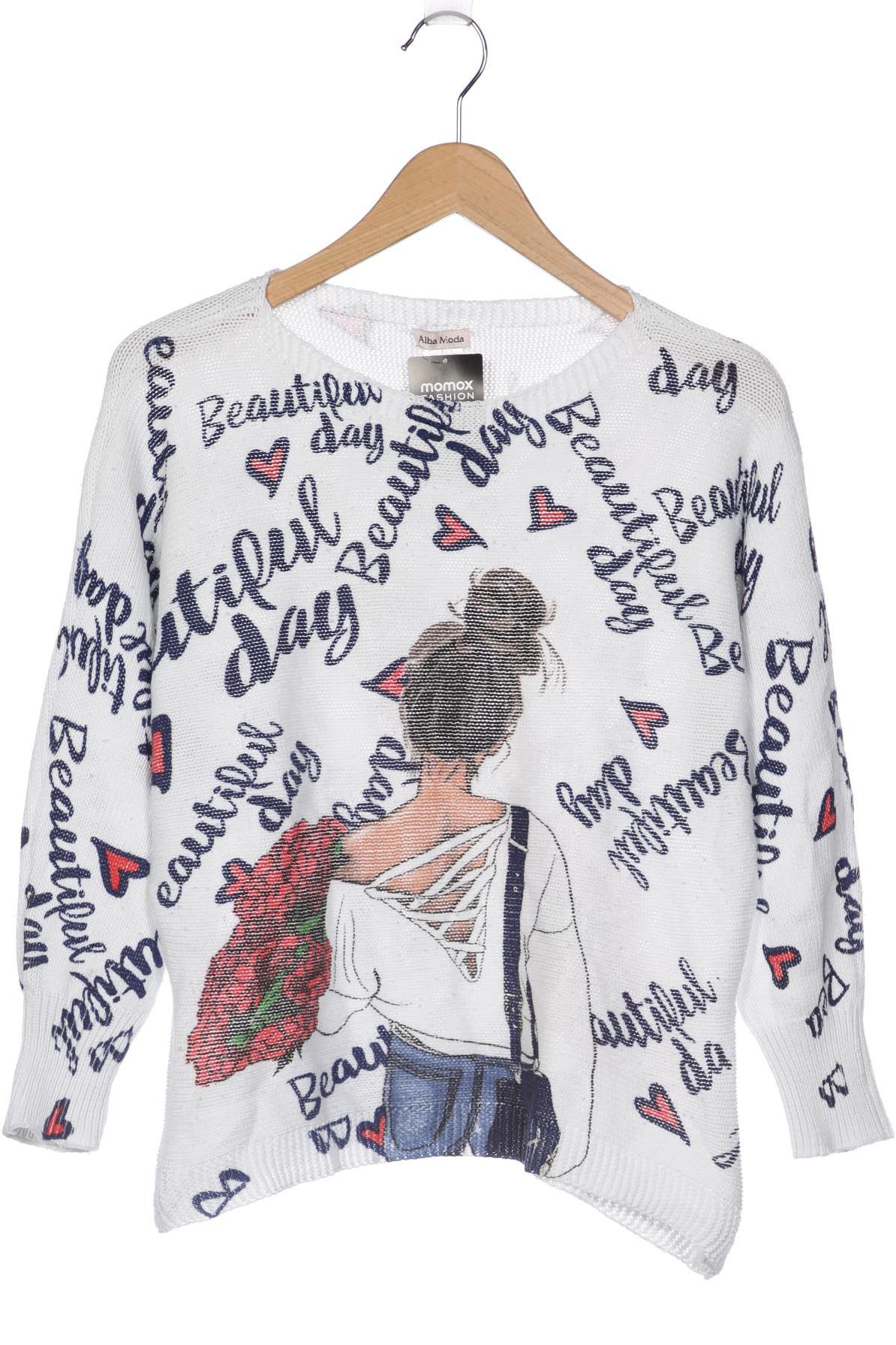 

Alba Moda Damen Pullover, weiß, Gr. 36