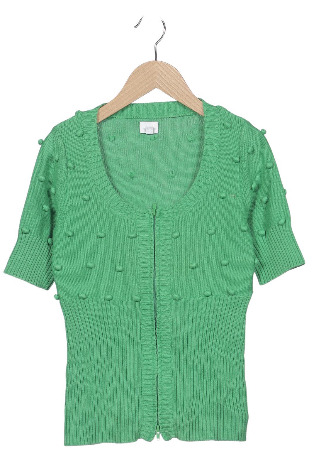 

Alba Moda Damen Strickjacke, grün, Gr. 34