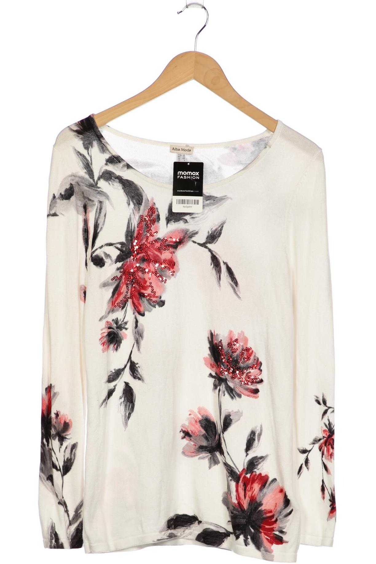 

Alba Moda Damen Pullover, weiß, Gr. 40
