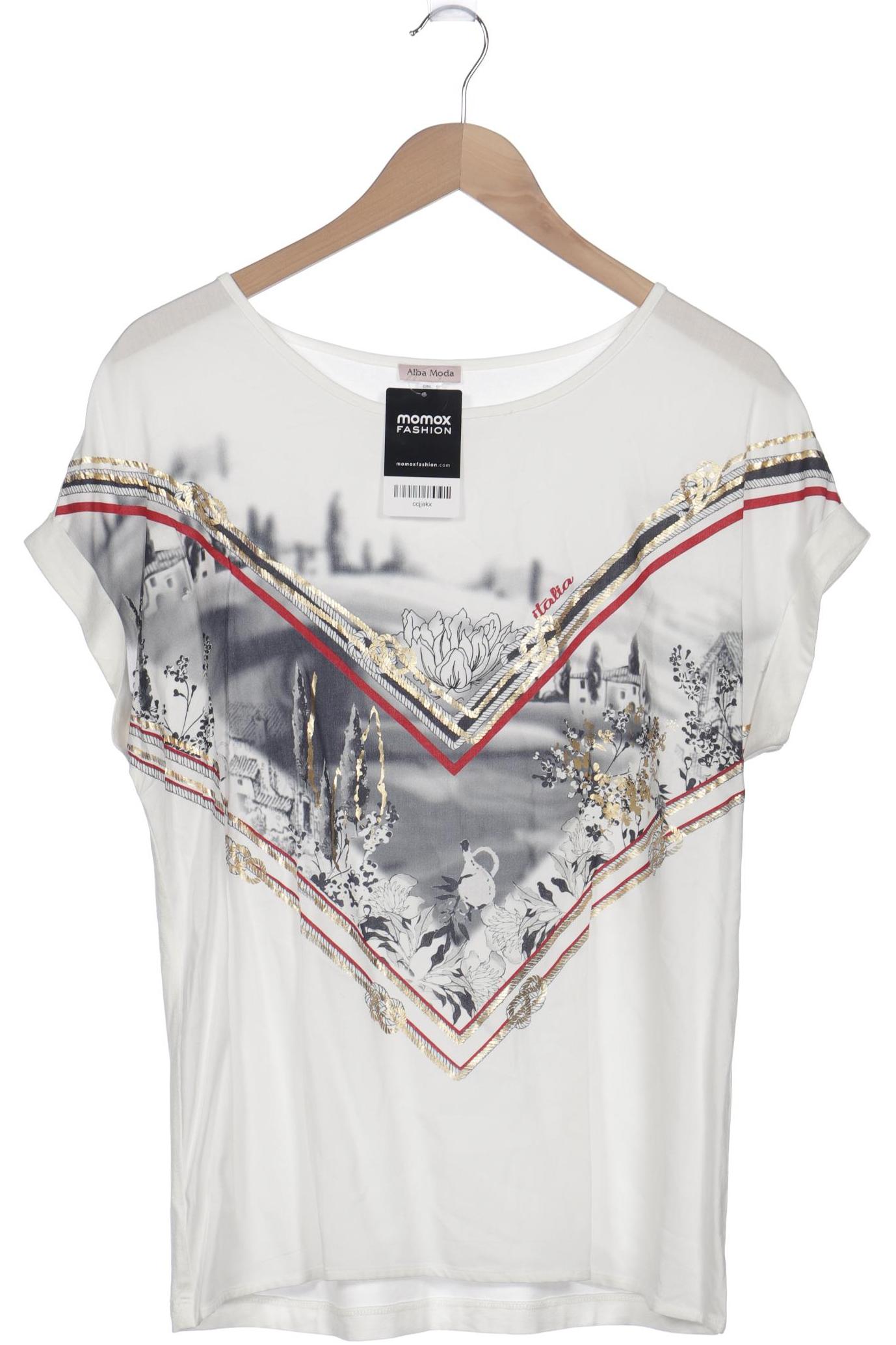 

Alba Moda Damen T-Shirt, weiß, Gr. 40