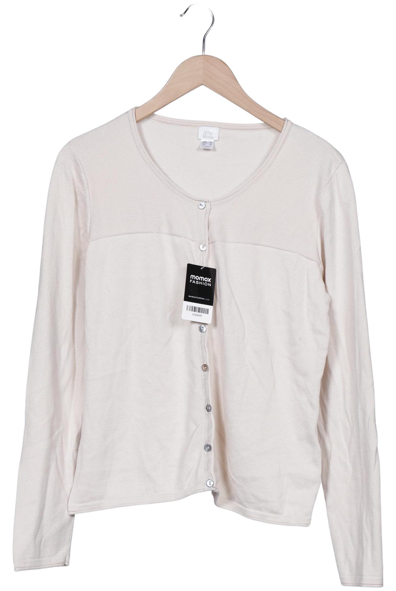 

Alba Moda Damen Strickjacke, cremeweiß, Gr. 40