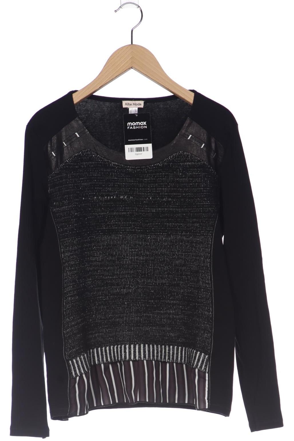 

Alba Moda Damen Langarmshirt, schwarz, Gr. 40