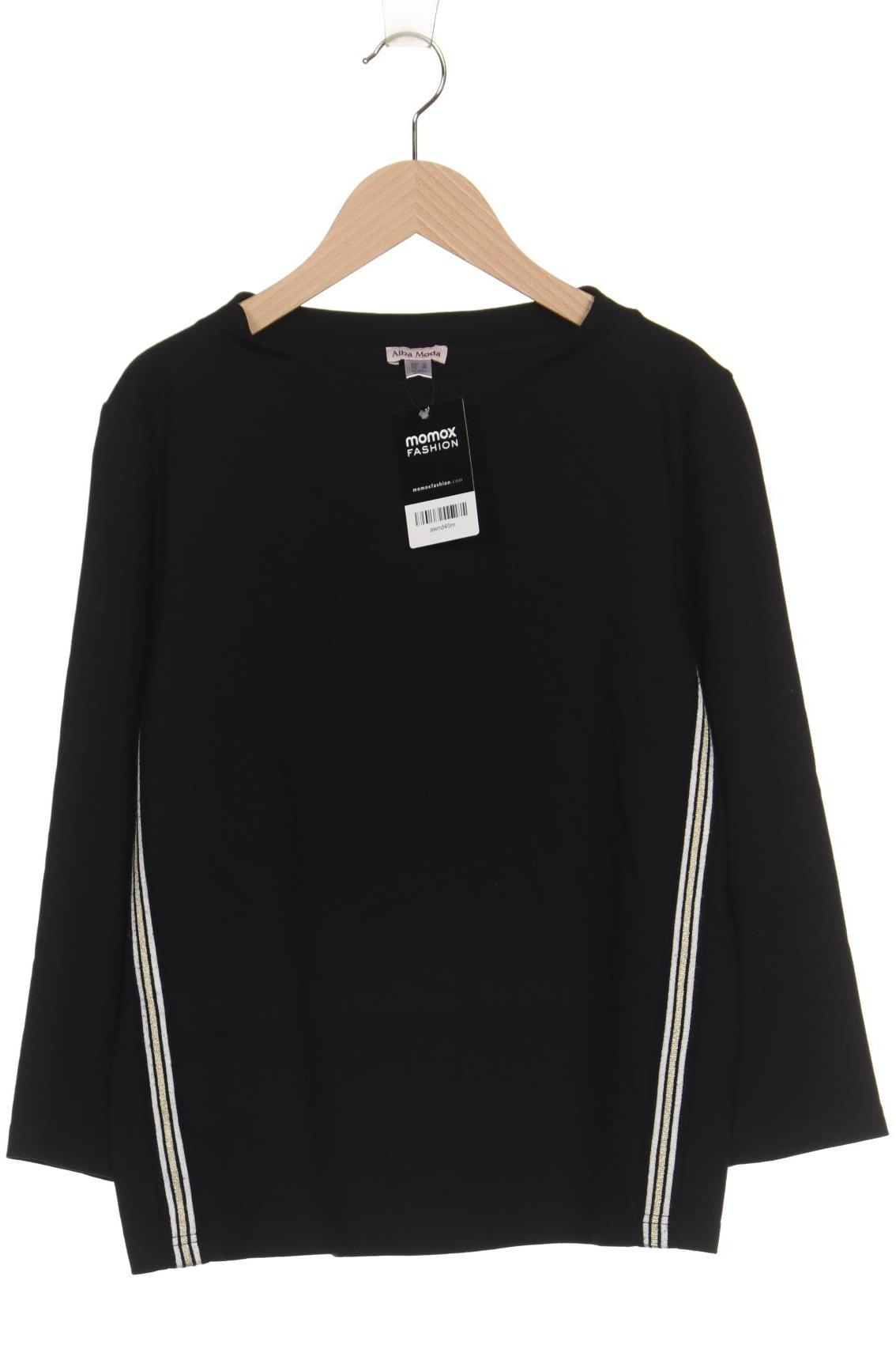 

Alba Moda Damen Langarmshirt, schwarz, Gr. 34