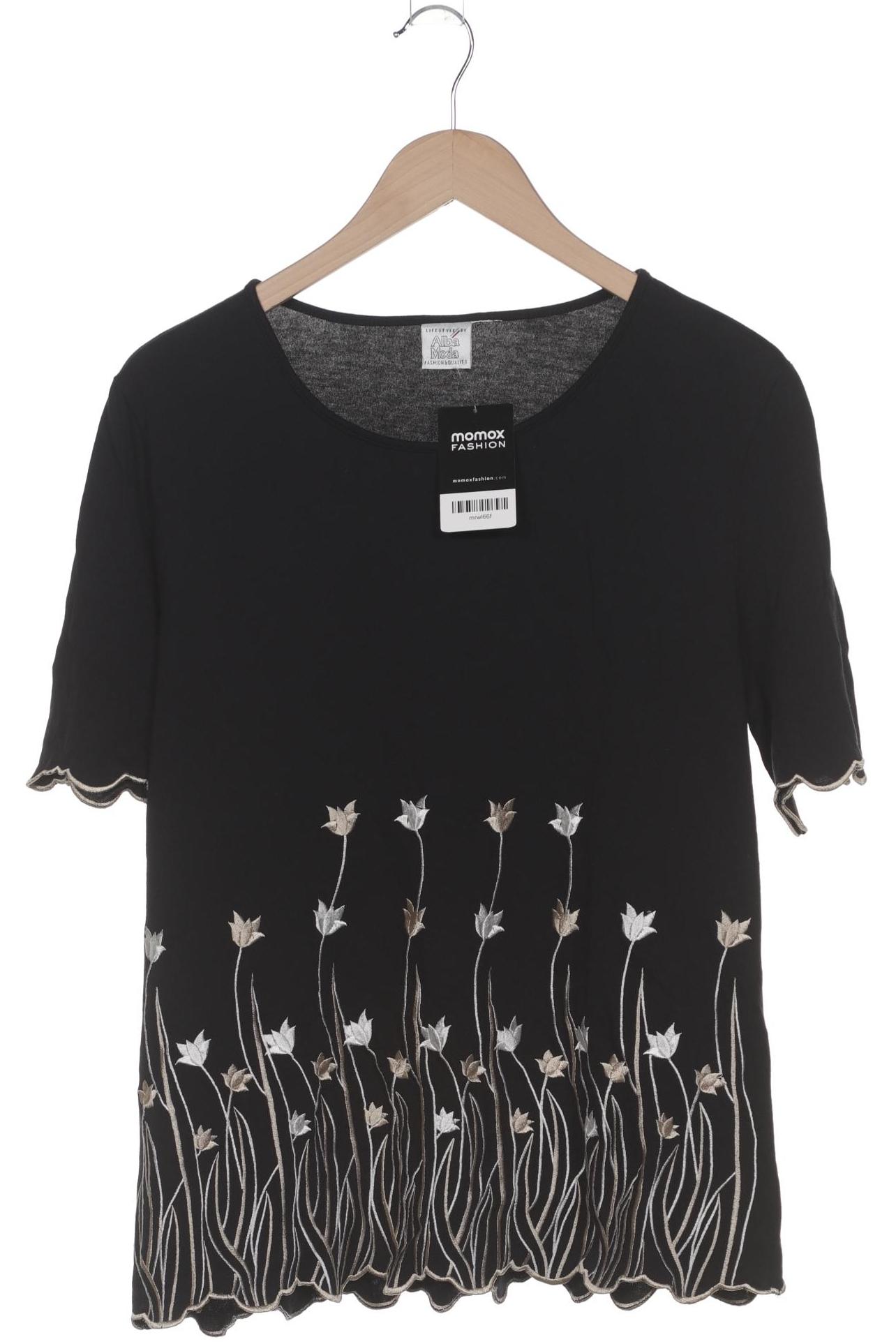 

Alba Moda Damen T-Shirt, schwarz, Gr. 46