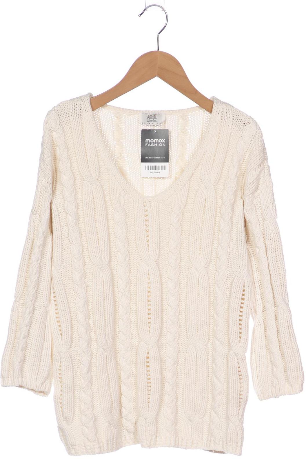 

Alba Moda Damen Pullover, cremeweiß, Gr. 36