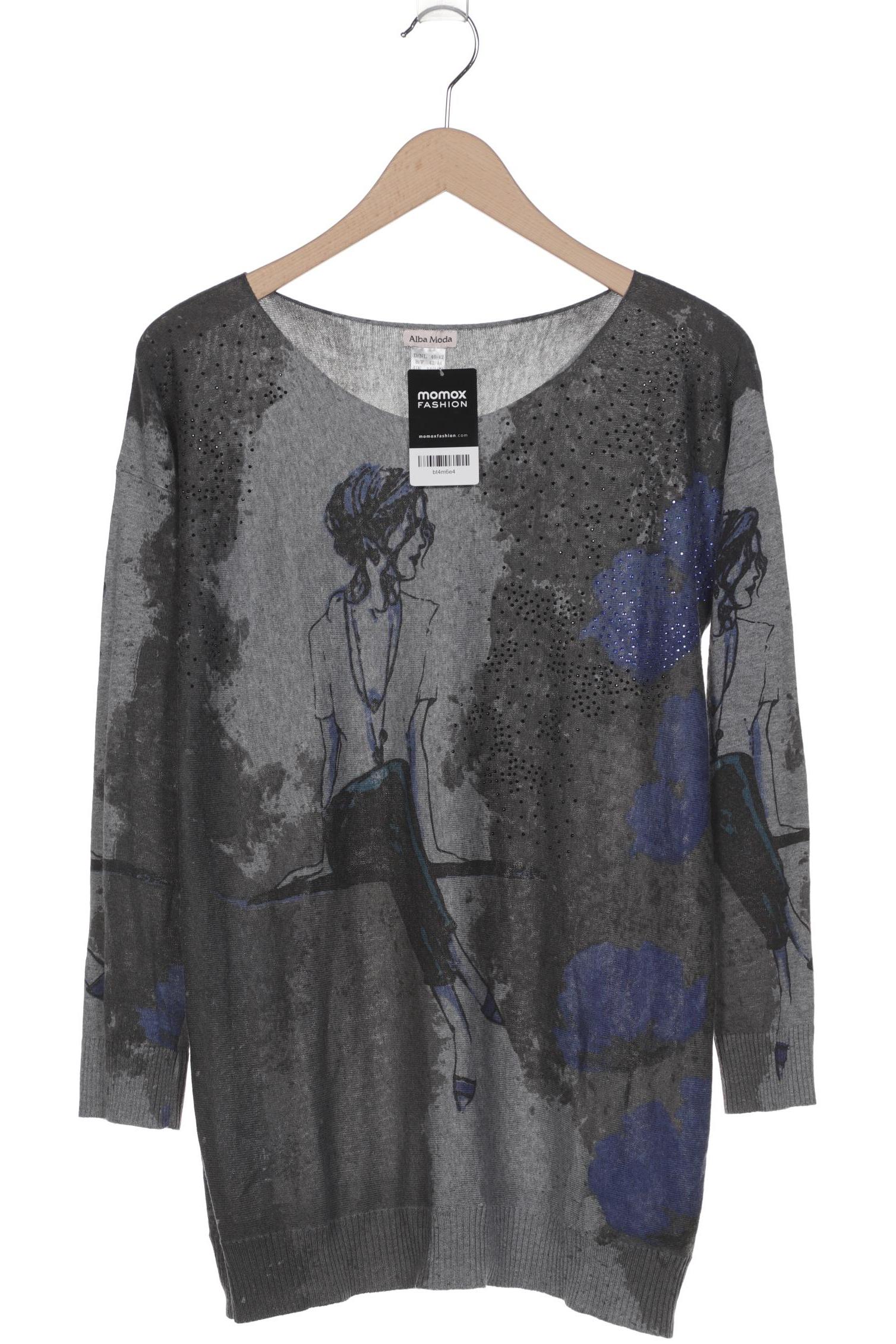 

Alba Moda Damen Pullover, grau, Gr. 40