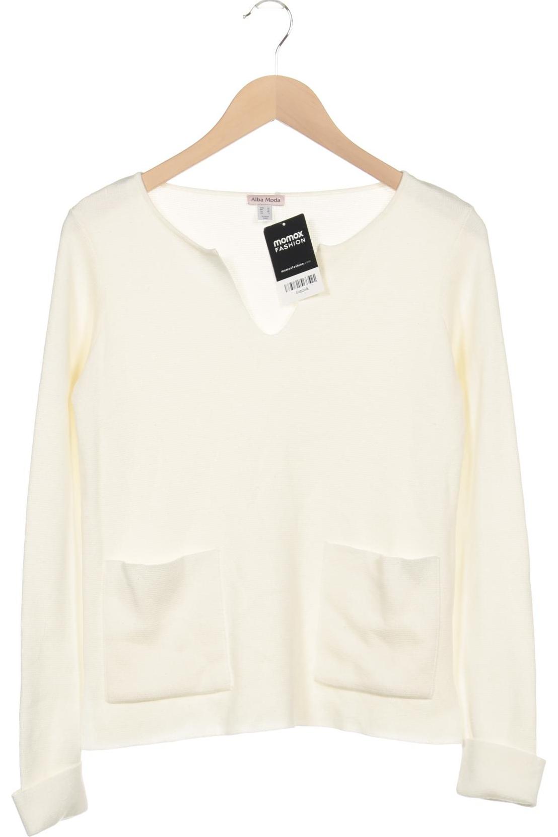 

Alba Moda Damen Pullover, cremeweiß, Gr. 34