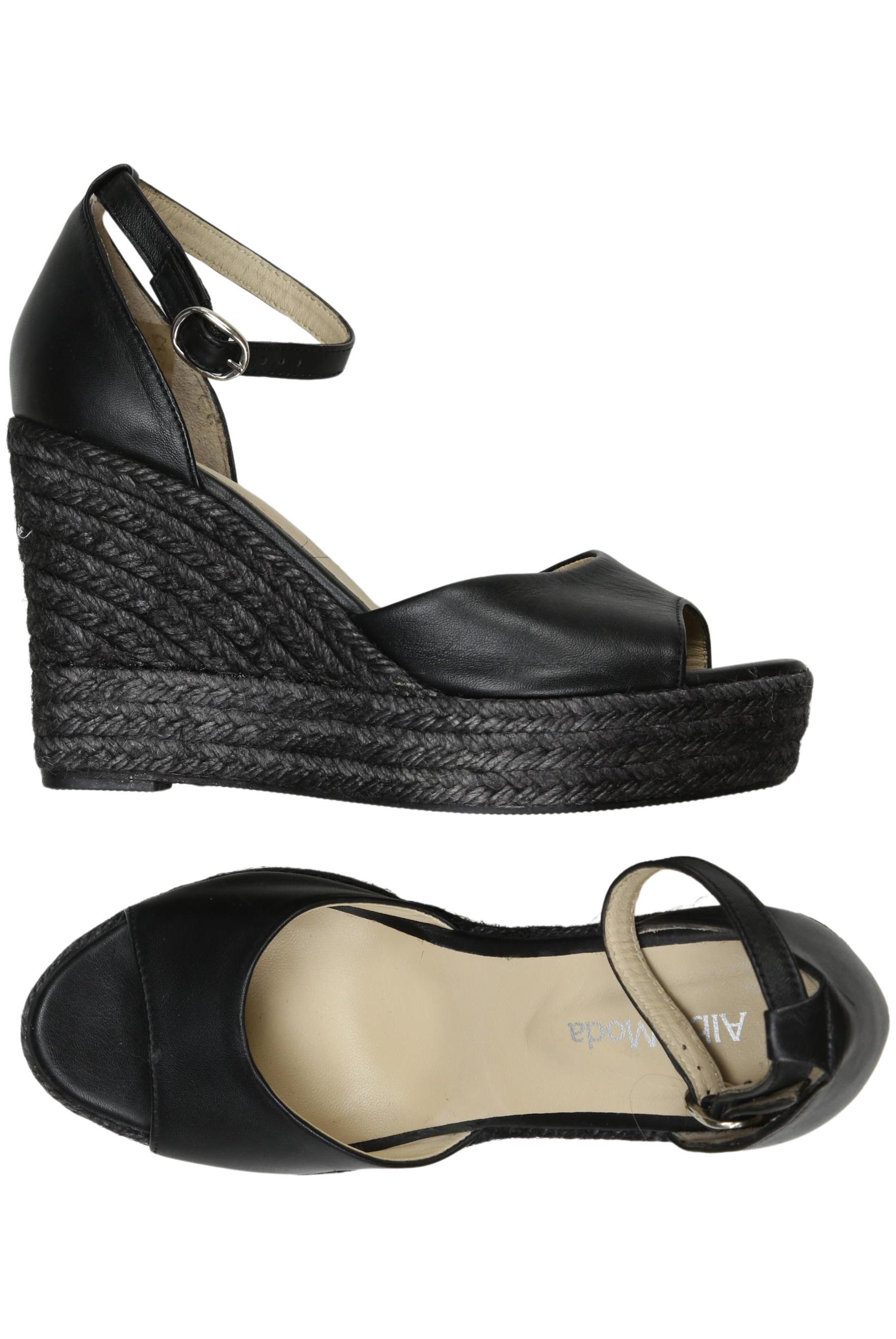 

Alba Moda Damen Sandale, schwarz, Gr. 36