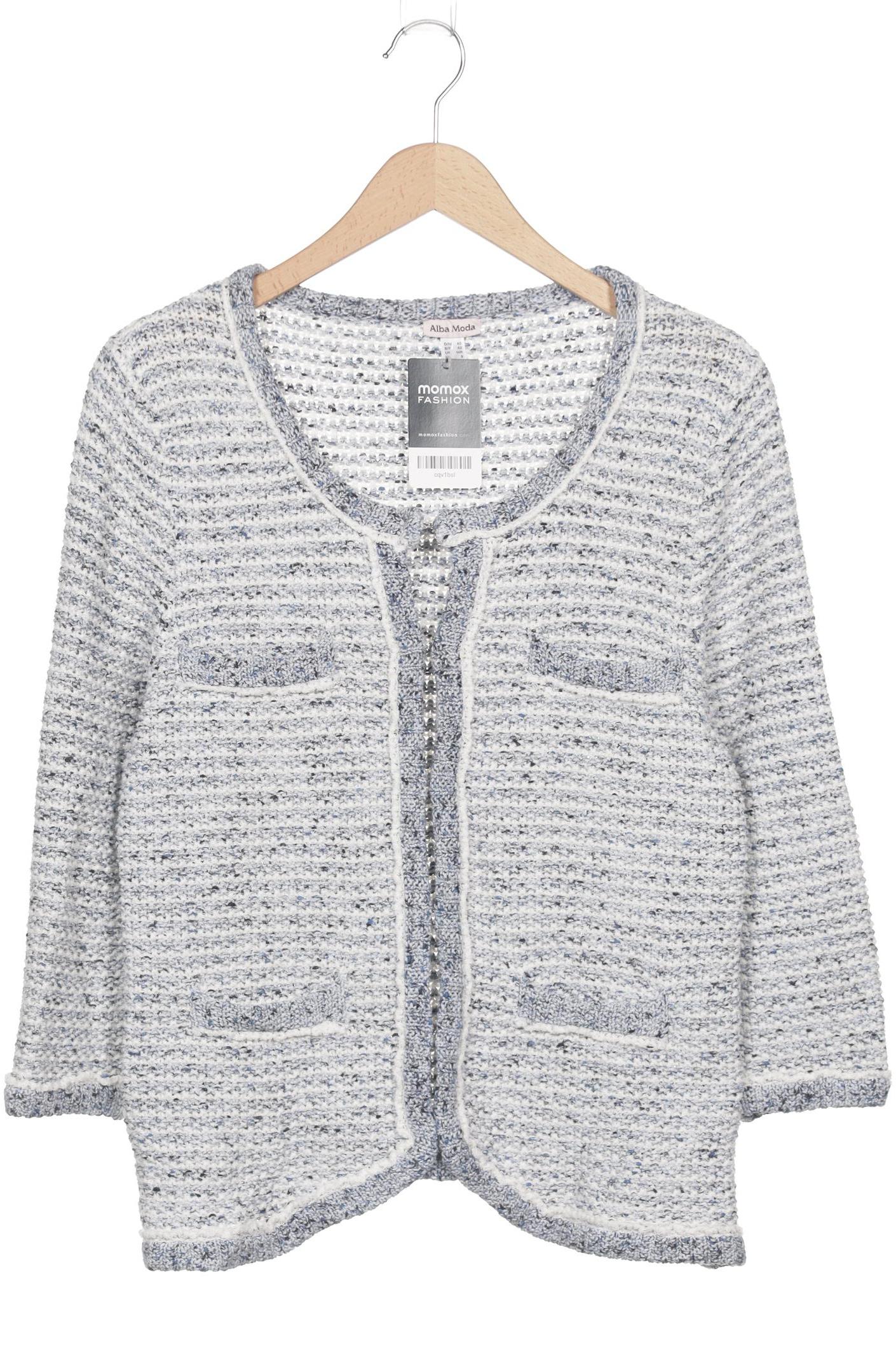 

Alba Moda Damen Strickjacke, blau, Gr. 40