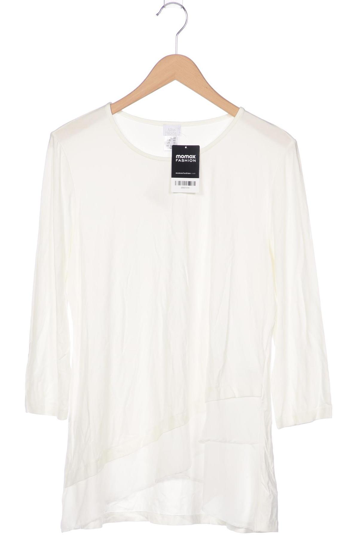 

Alba Moda Damen Langarmshirt, cremeweiß, Gr. 44