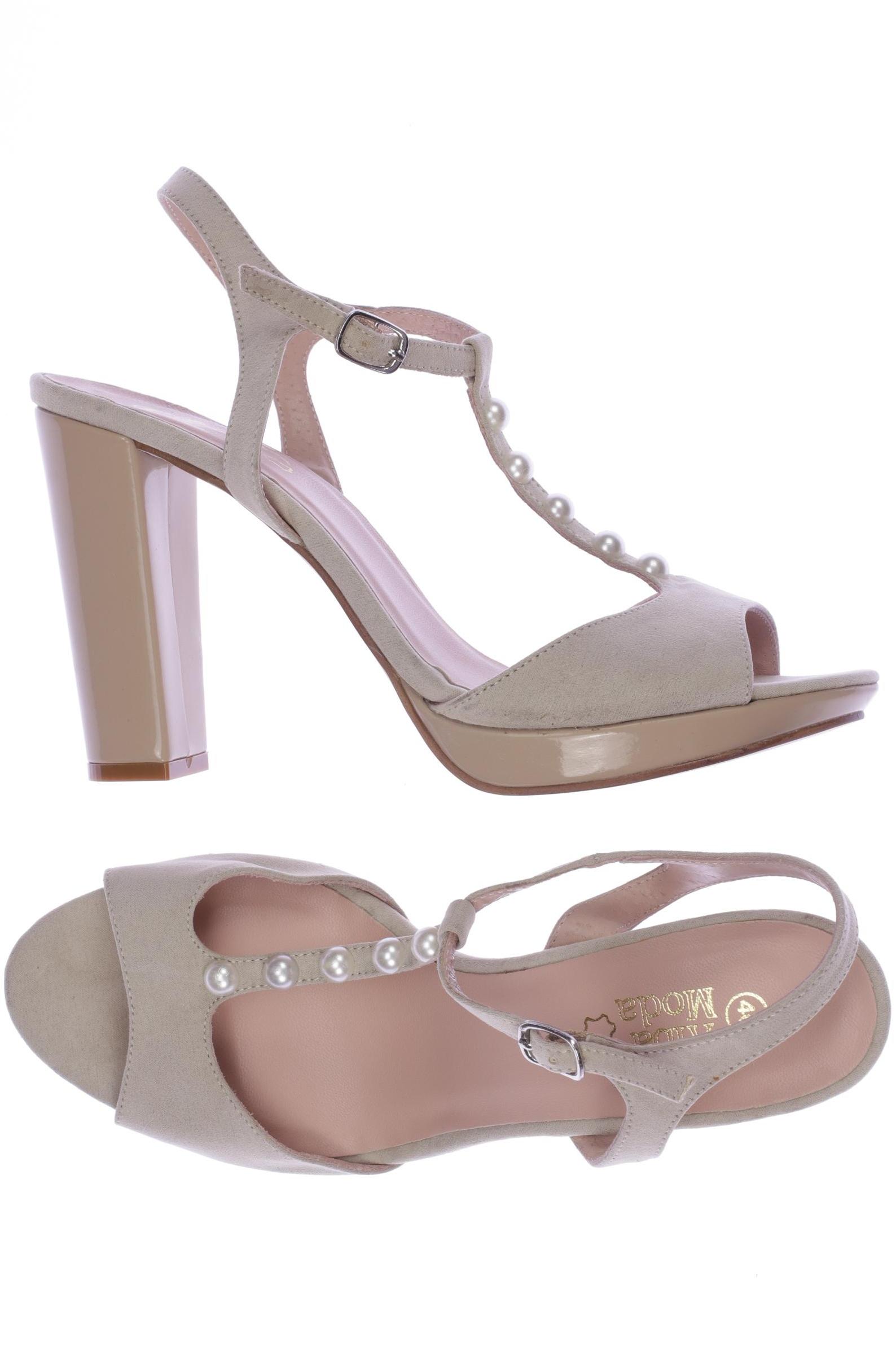 

Alba Moda Damen Sandale, beige, Gr. 40