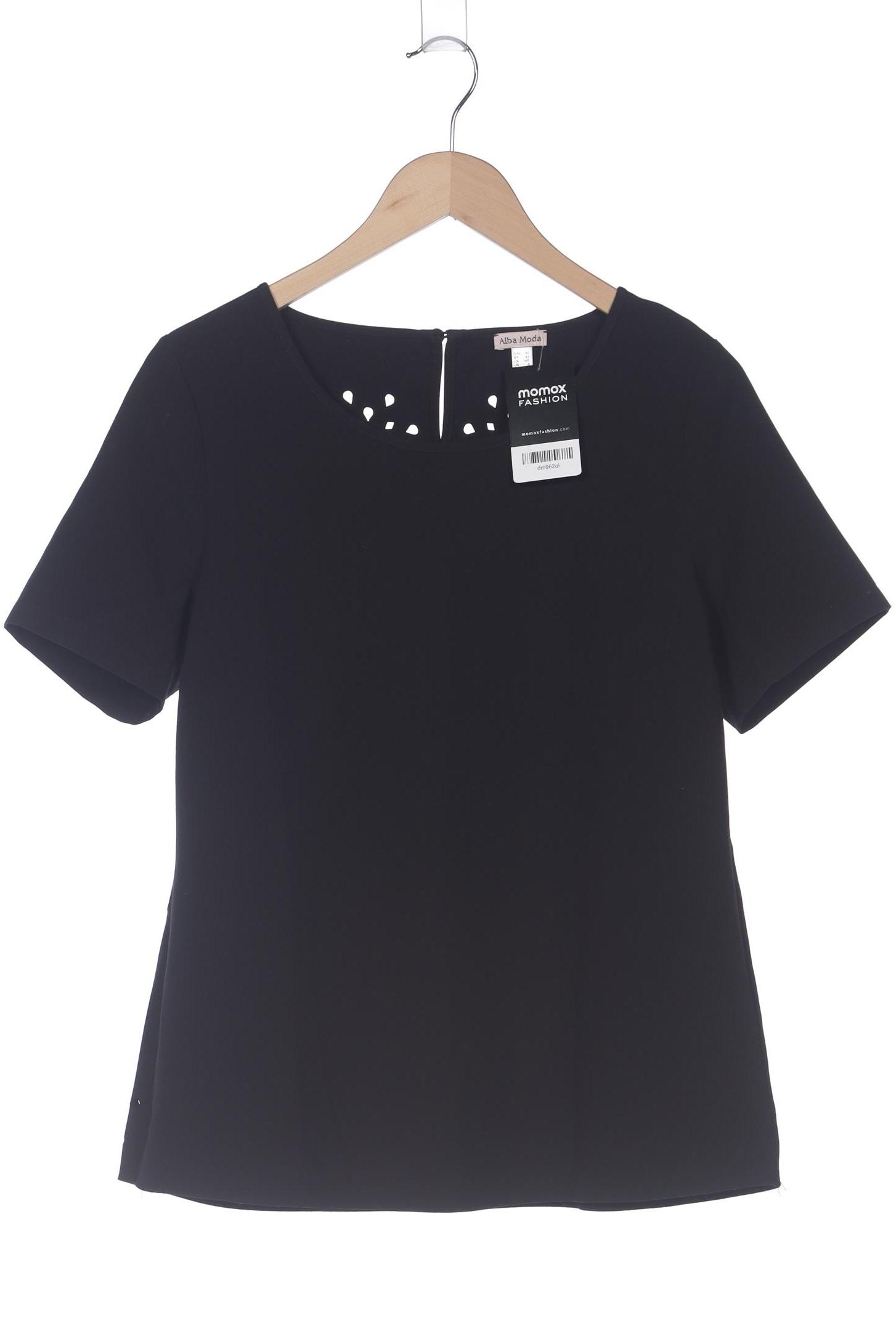 

Alba Moda Damen T-Shirt, schwarz, Gr. 40
