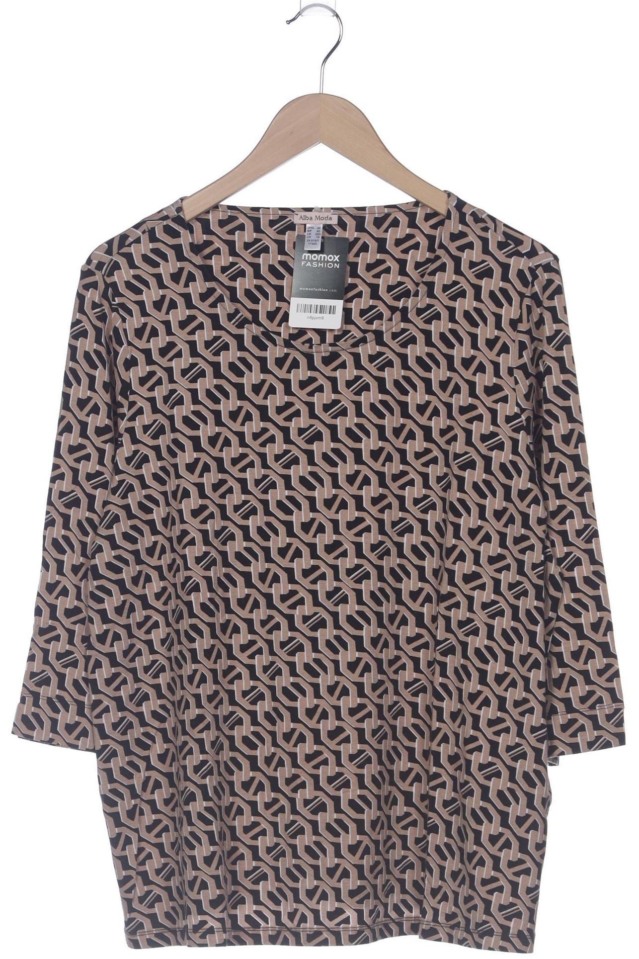 

Alba Moda Damen Langarmshirt, beige, Gr. 48