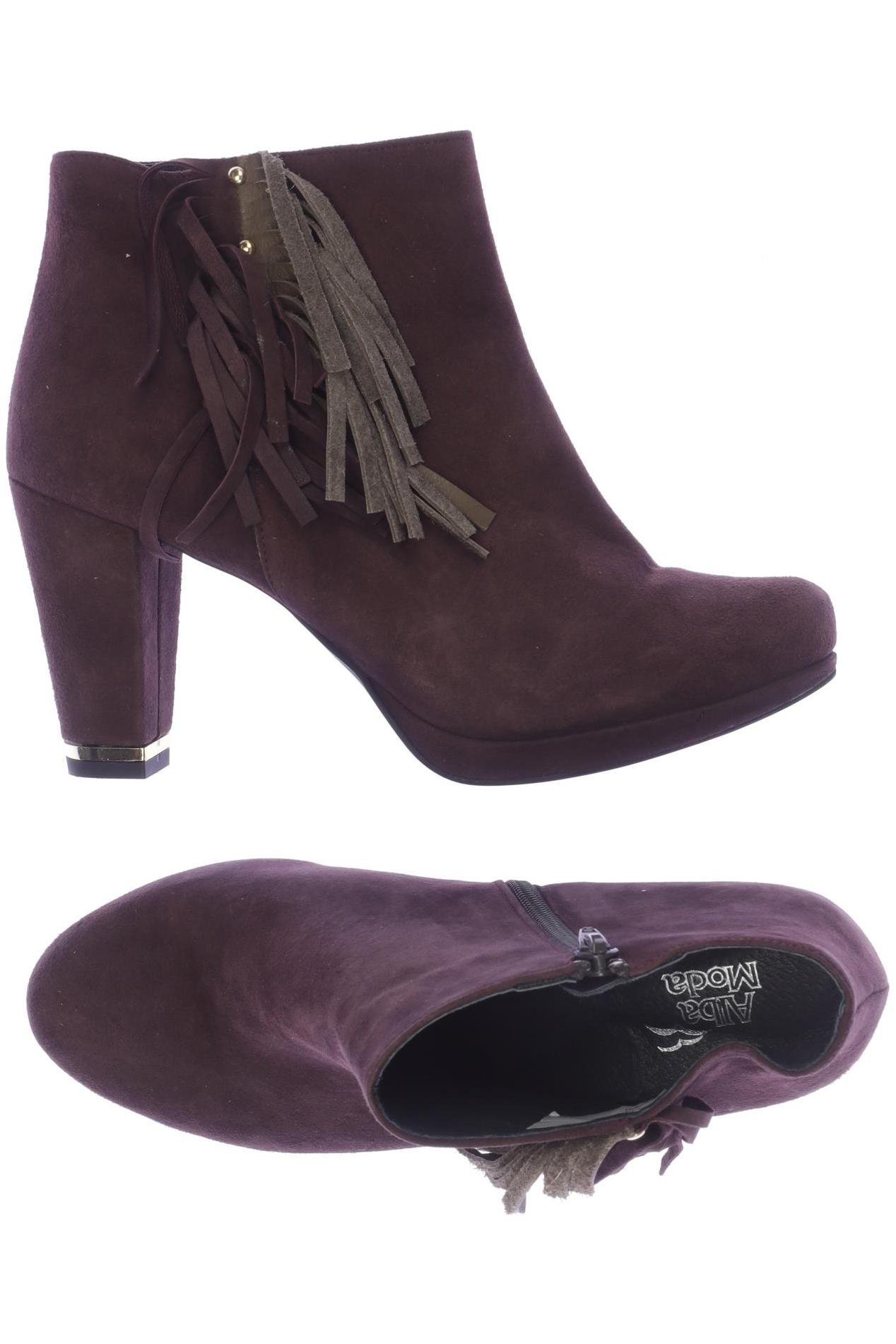 

Alba Moda Damen Stiefelette, bordeaux, Gr. 39