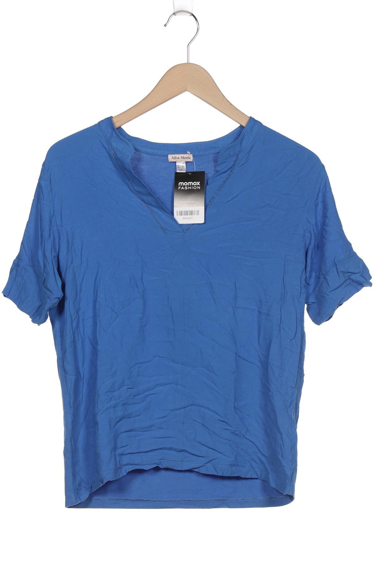 

Alba Moda Damen T-Shirt, blau, Gr. 34