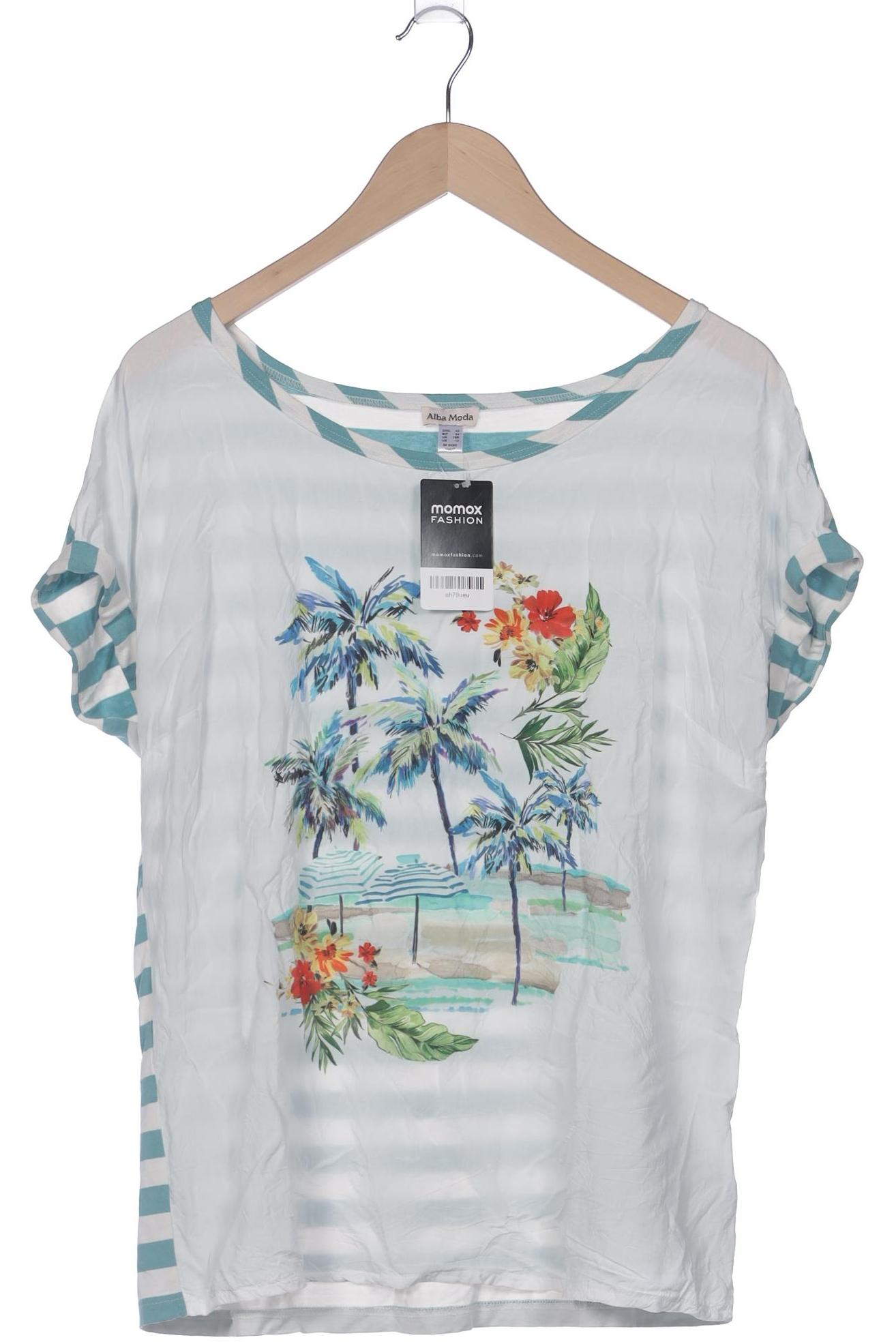 

Alba Moda Damen T-Shirt, weiß, Gr. 42